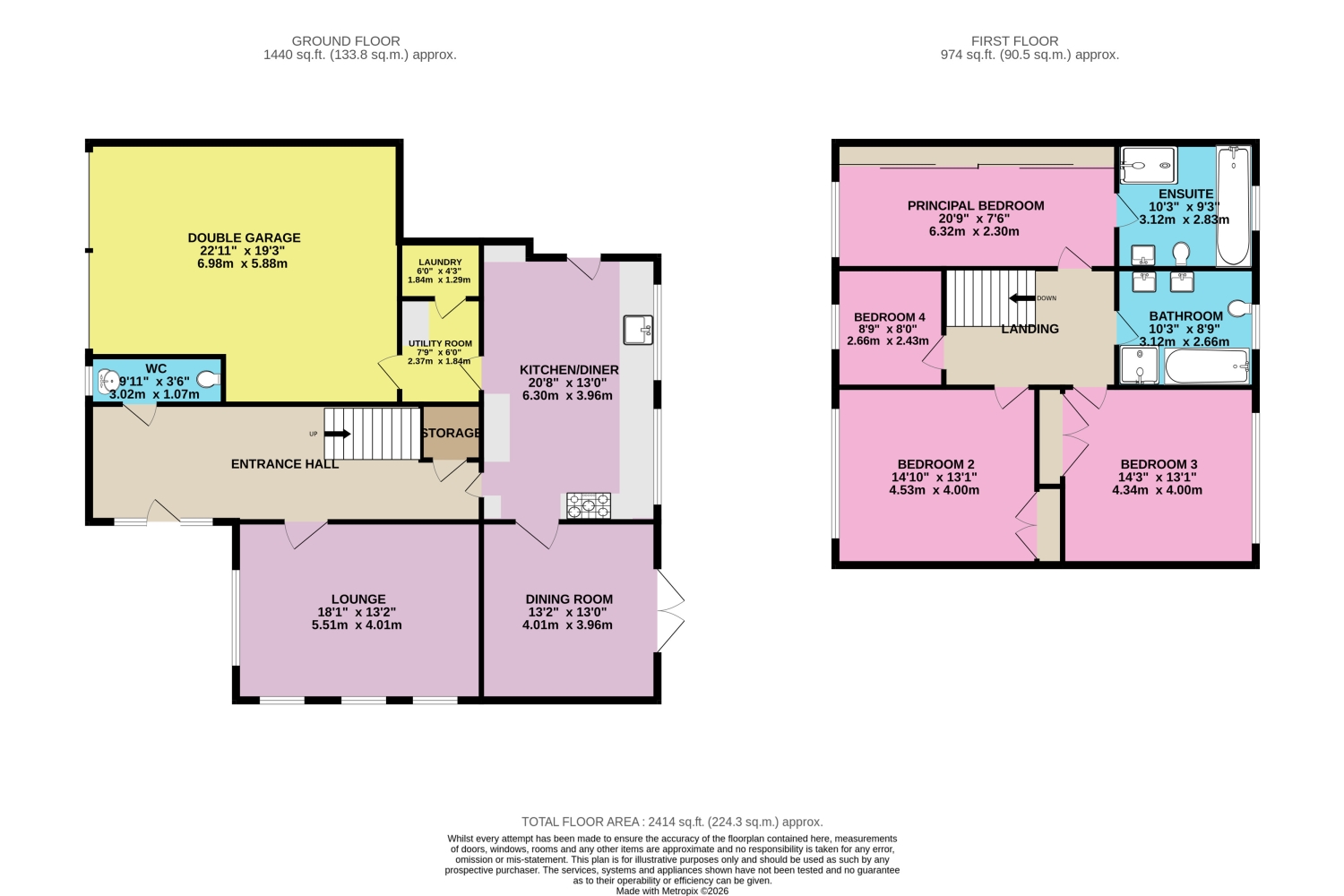 111, Leeds Road, Selby floorplan