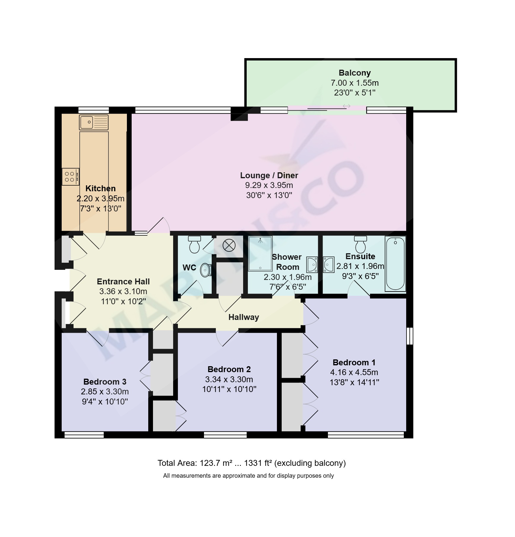 11, Admirals Walk, Bournemouth floorplan
