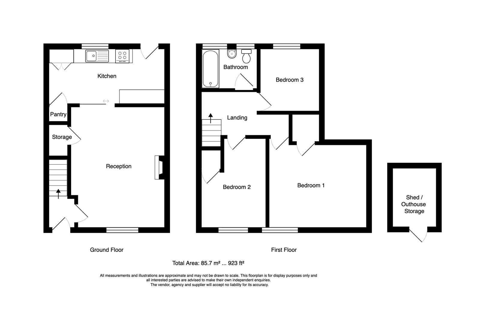 140, Featherstone Drive, Leicester floorplan