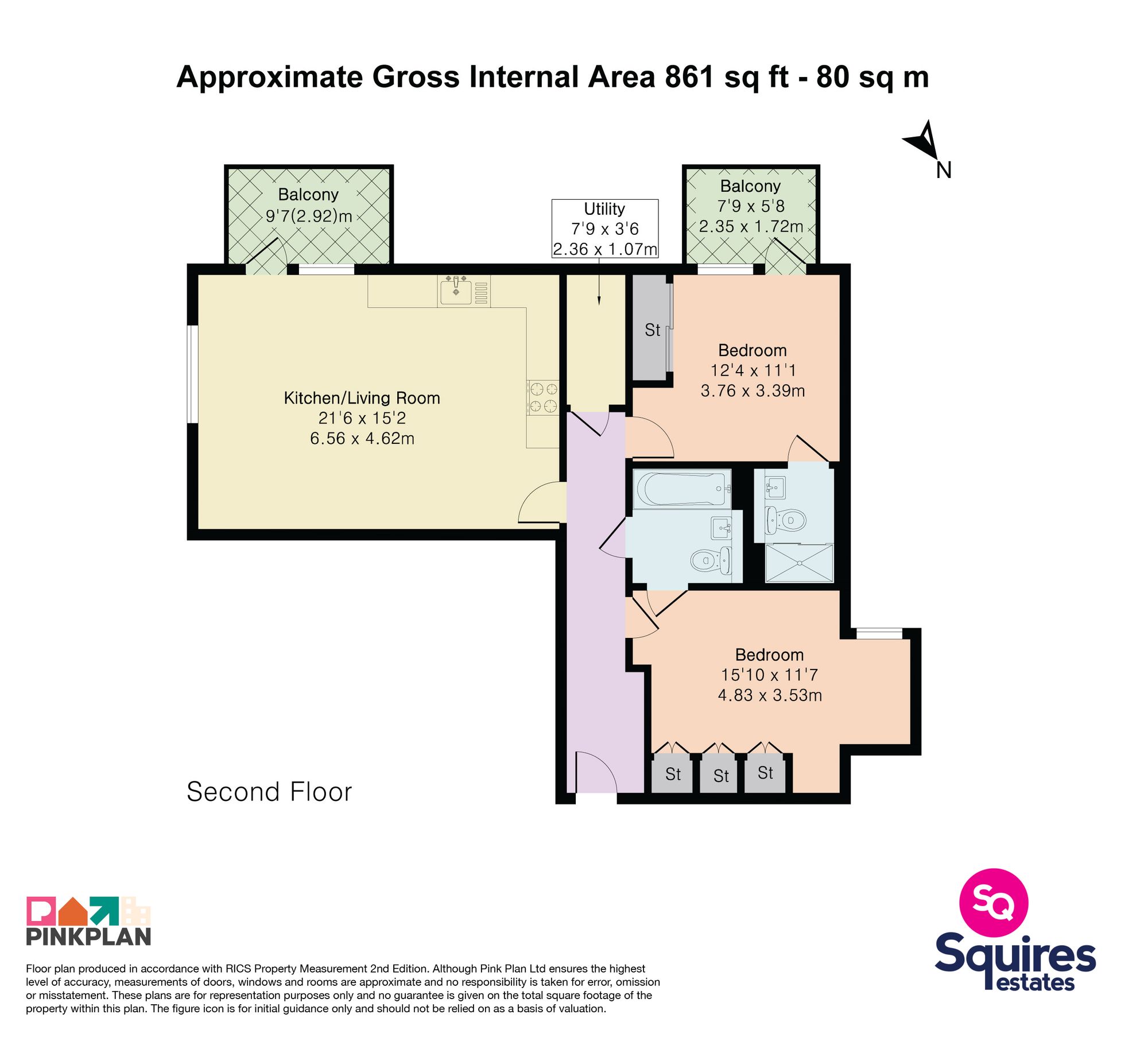 Flat 10, Middlesex Building, London floorplan