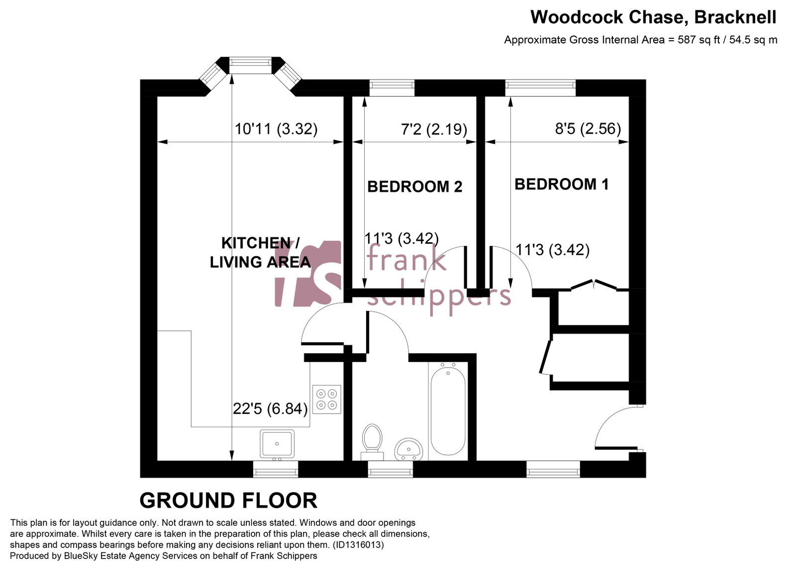 11, Woodcock Chase, Bracknell floorplan