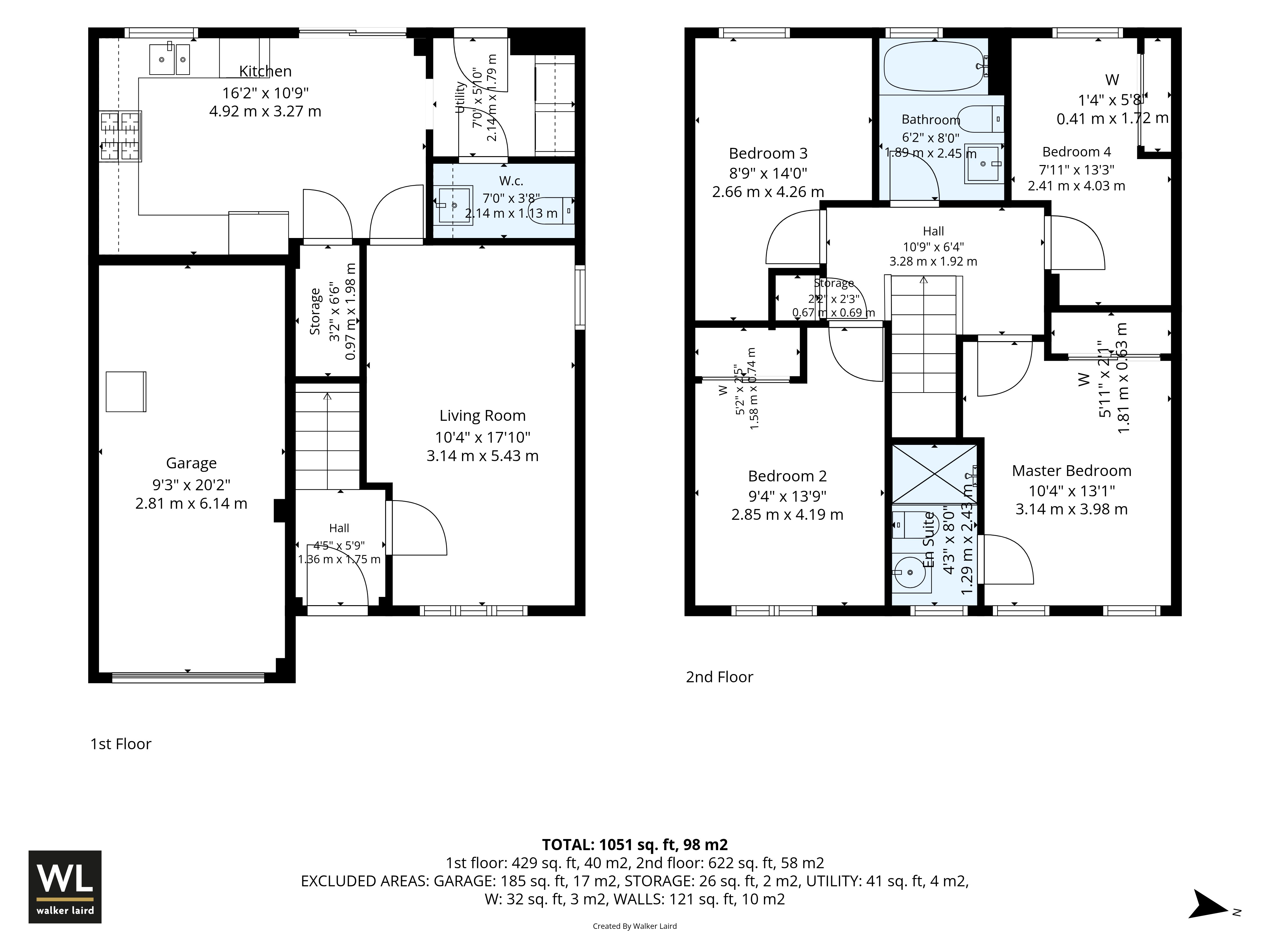 21, Lambourne Crescent, Coatbridge floorplan