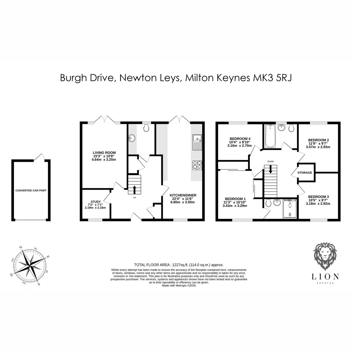 Burgh Drive, Milton Keynes floorplan