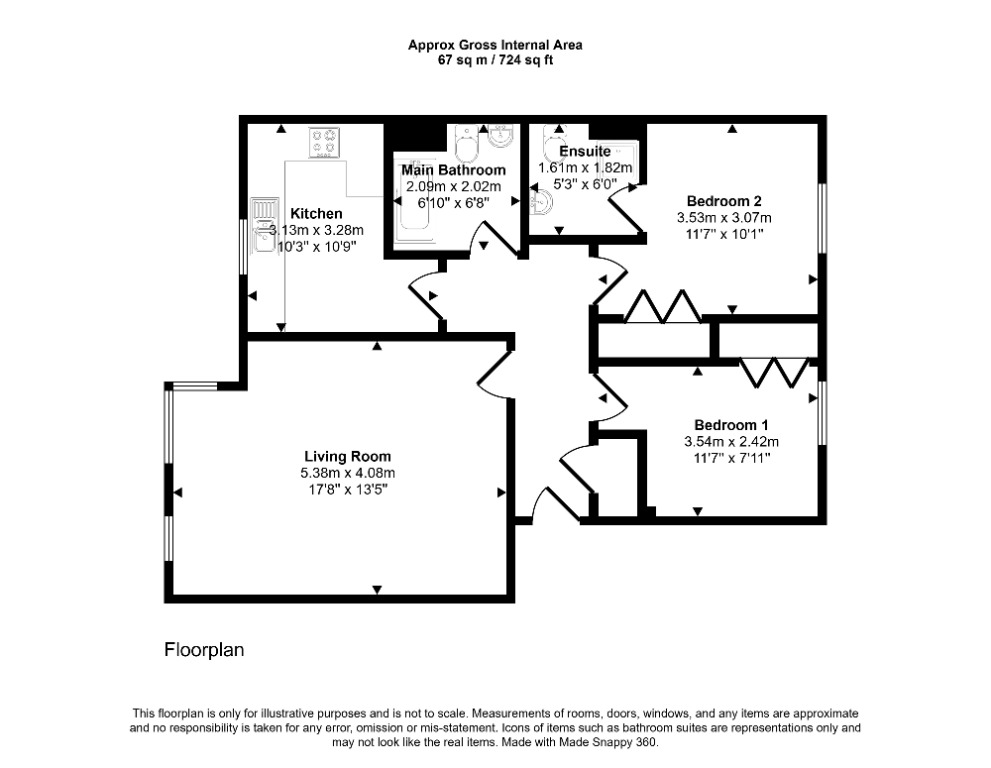 15, Shawfarm Gardens, South Ayrshire floorplan