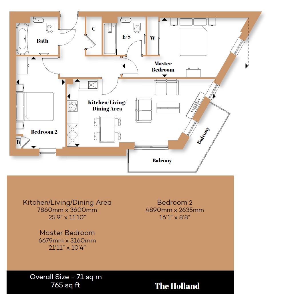 0 Bedrooms Studio for sale in The Holland Bloc Langley Square, William Mundy Way, Dartford, Kent DA1