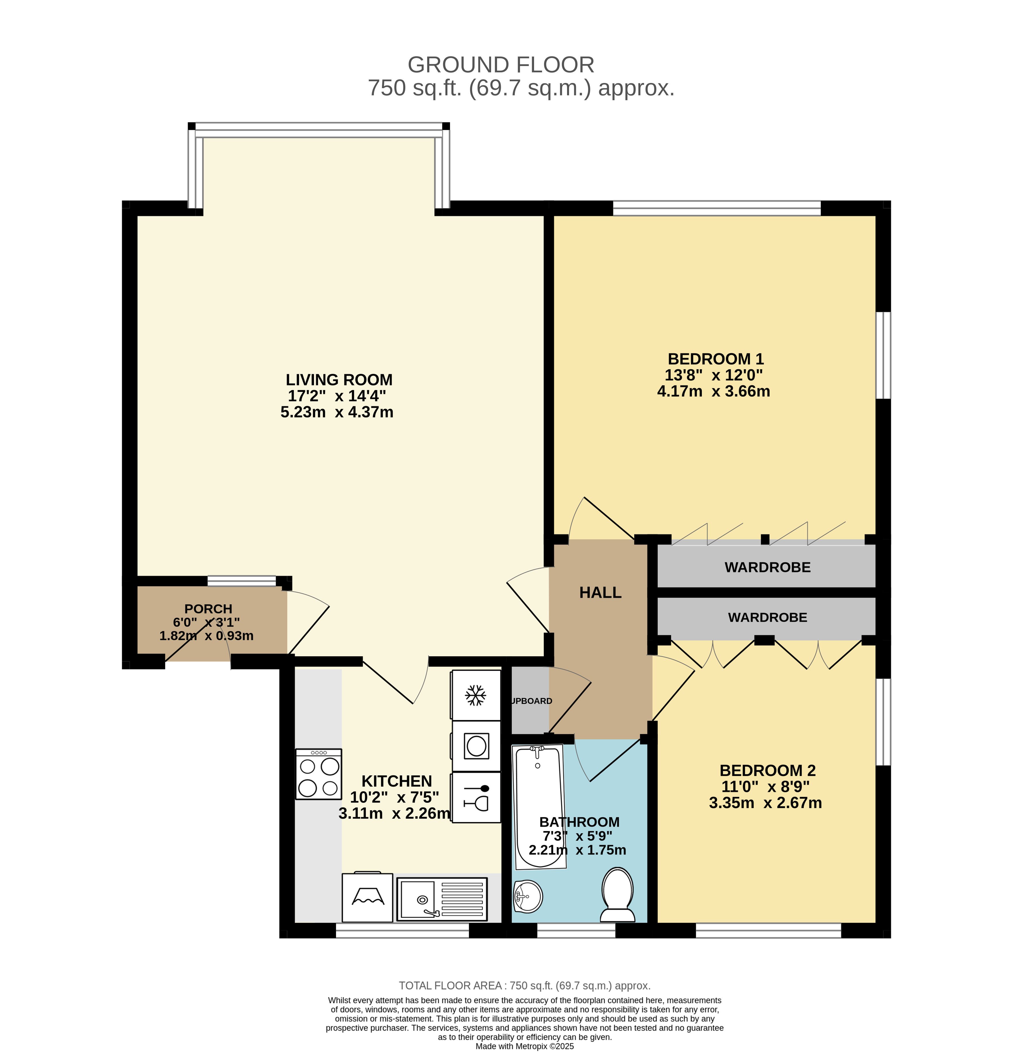 3 Butes Flats, Butes, Alderney floorplan