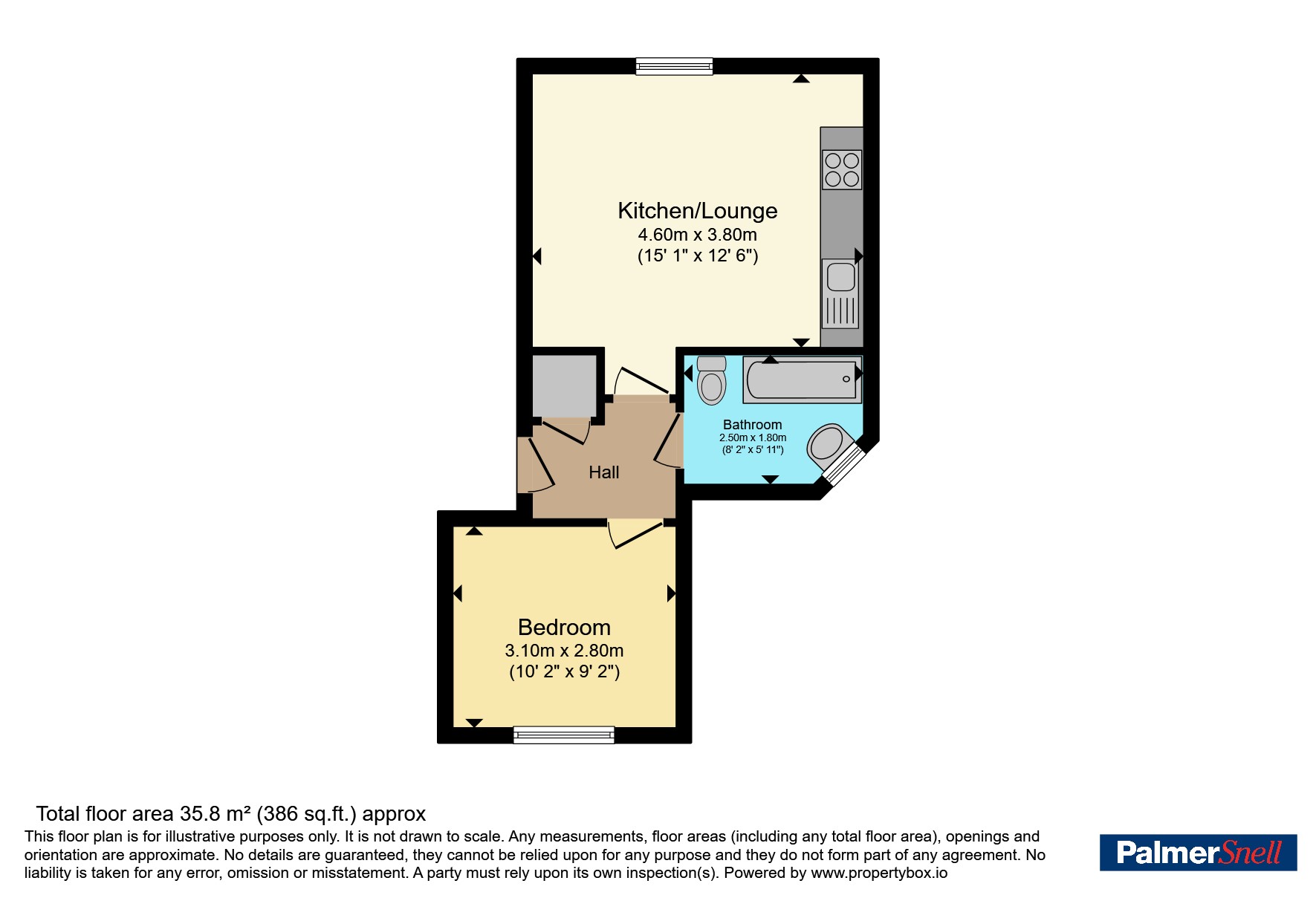 5, Hartshorne Grange, 141, Hankinson Road, Bournemouth floorplan