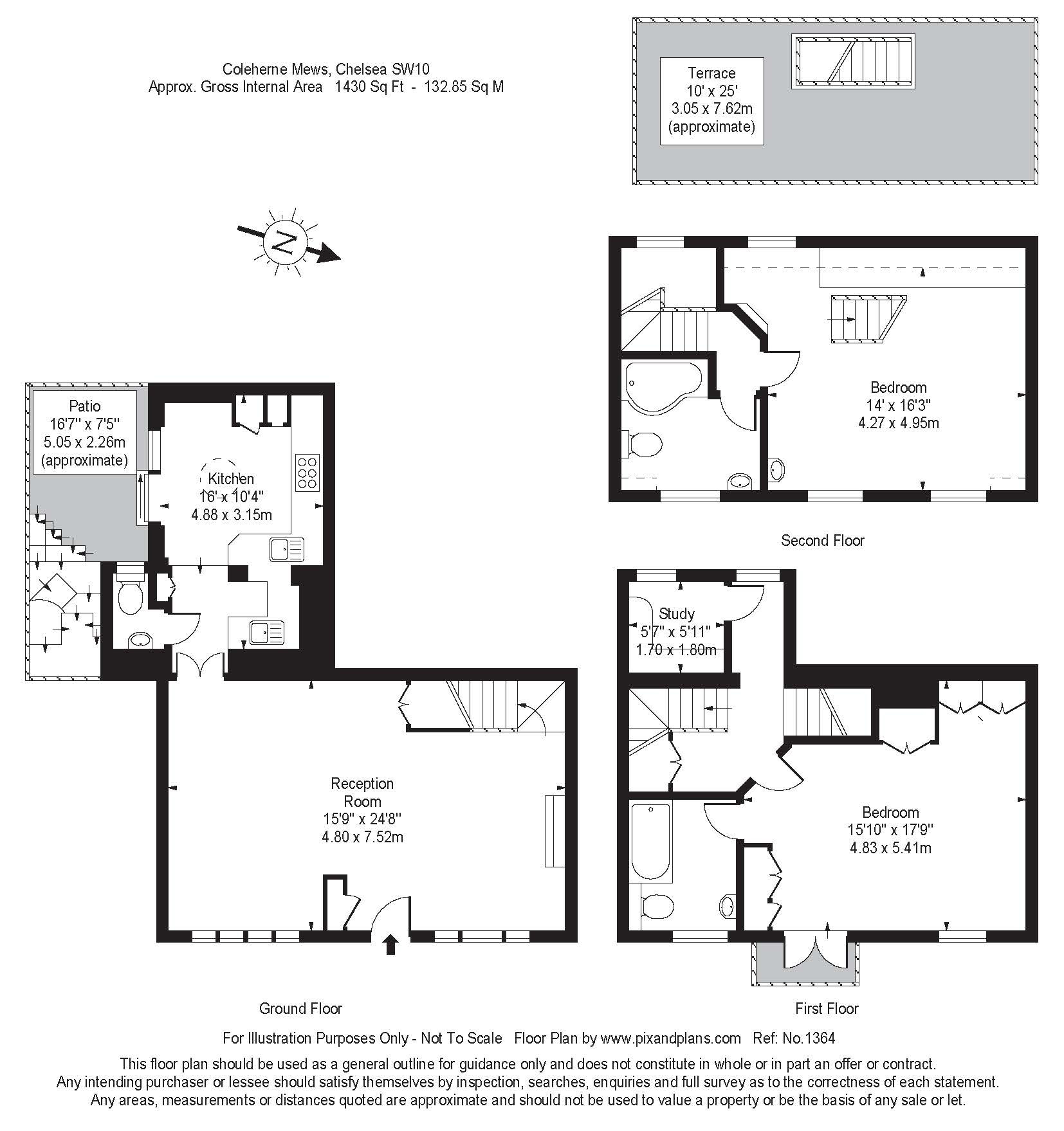 16, Coleherne Mews, Chelsea floorplan
