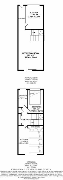 2 Bedrooms End terrace house to rent in Elms Lane, Wembley, Middlesex HA0