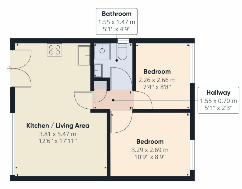 12, The Manor, Kilkhampton, Bude floorplan