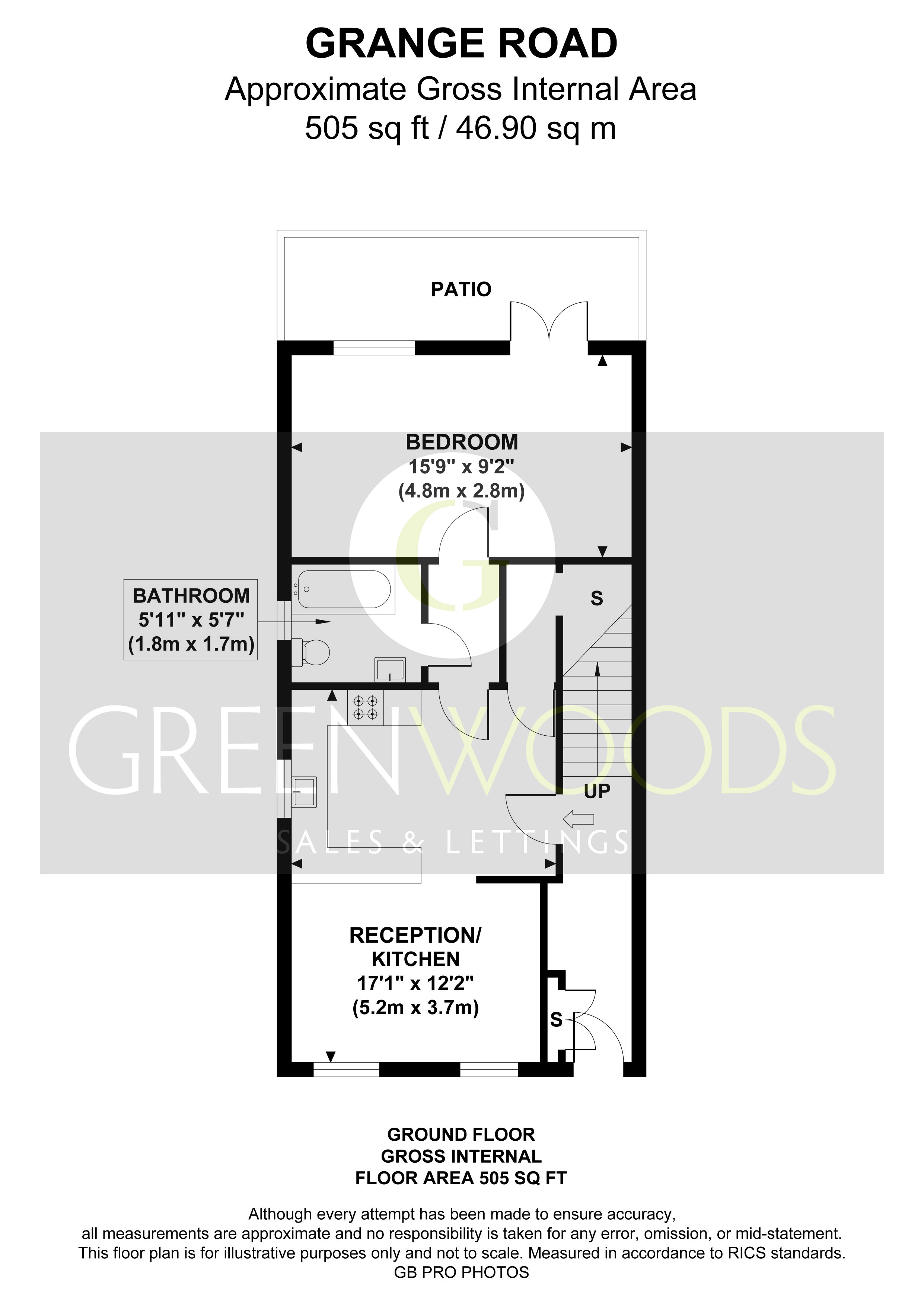 55a, Grange Park, London floorplan