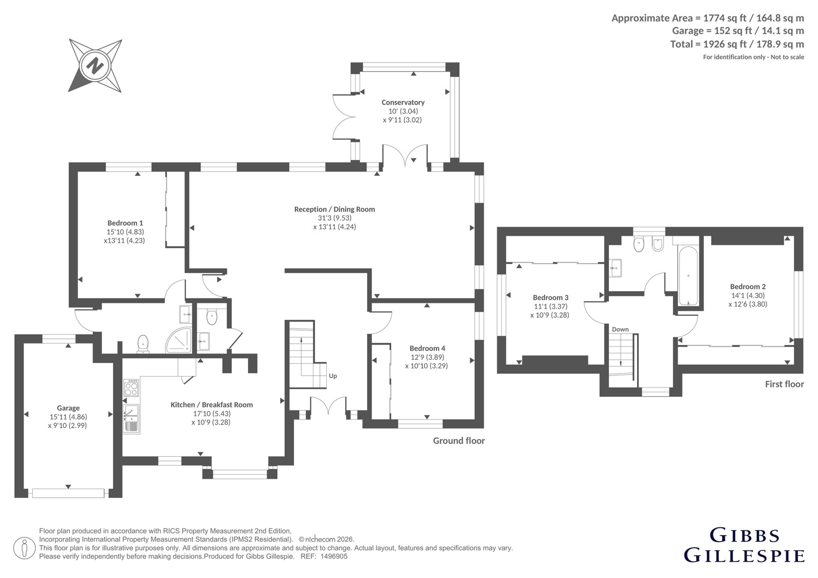 2, Elms Road, Gerrards Cross floorplan