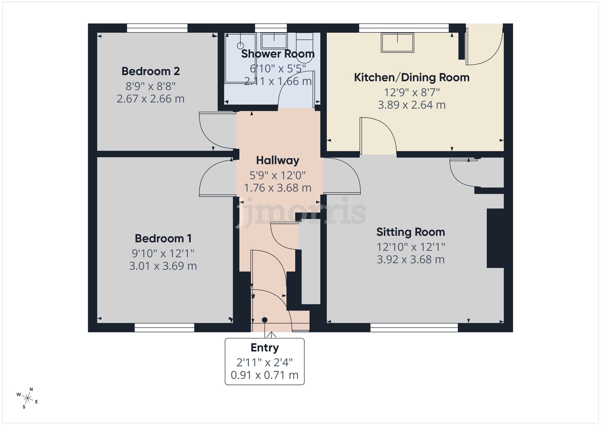 52 Heol Preseli, Fishguard floorplan