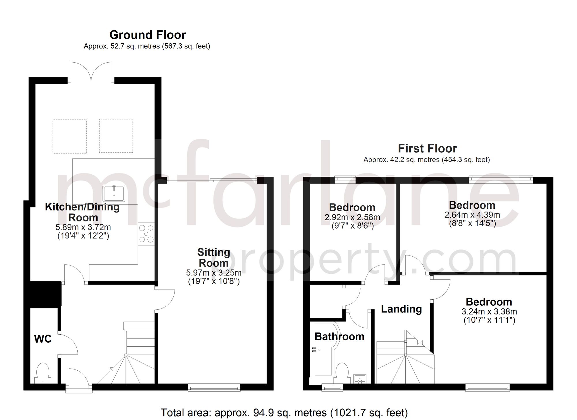 12 Austen Crescent, Swindon floorplan