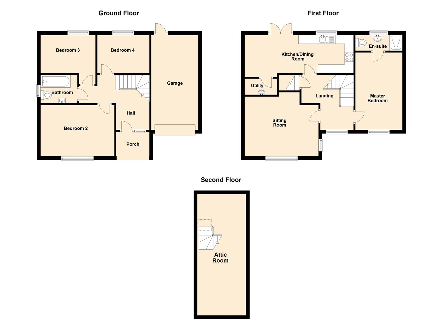 Braeview, Newport Road, Apse Heath floorplan