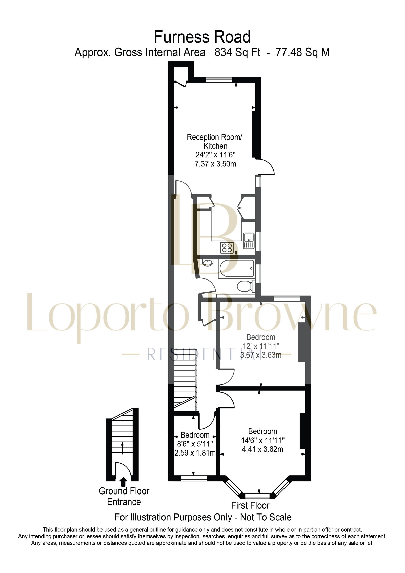 Furness Road, London floorplan