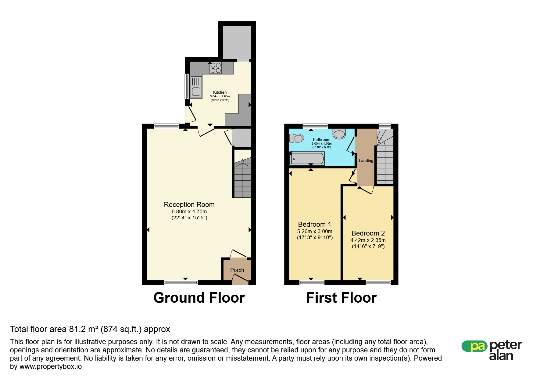 39, William Street, Pontypridd floorplan