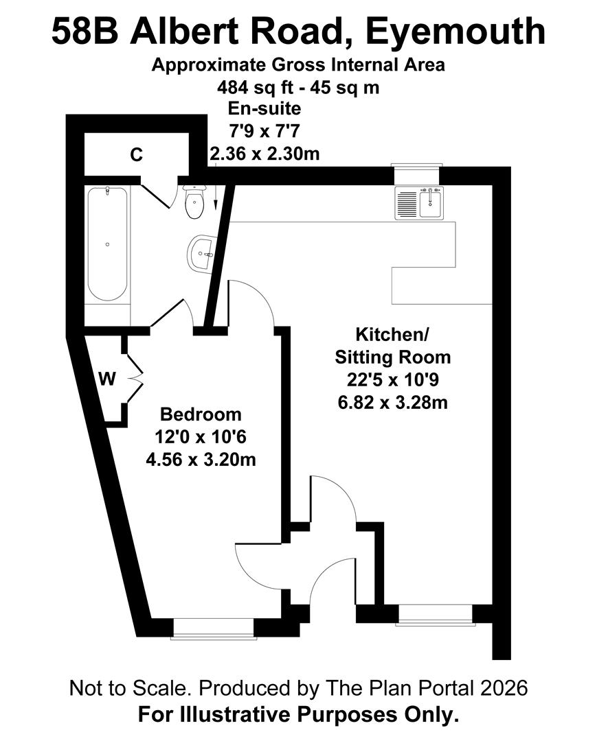 Albert Road, Eyemouth floorplan