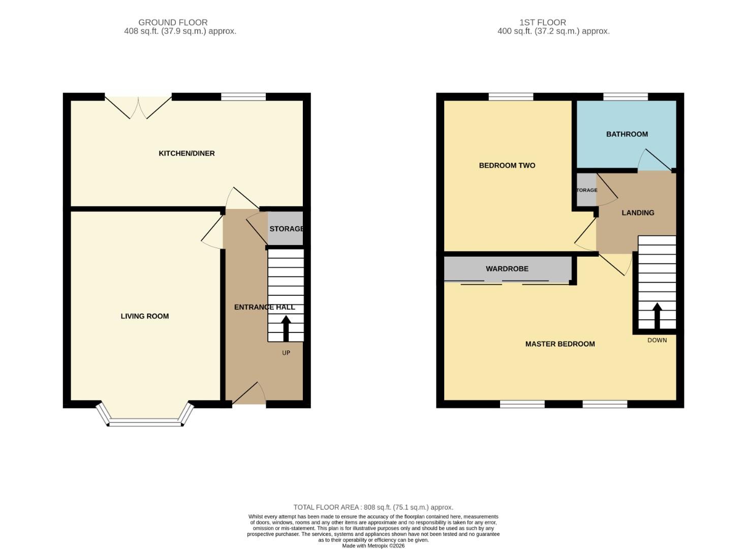 36, Wharton Street, Bishop Auckland floorplan