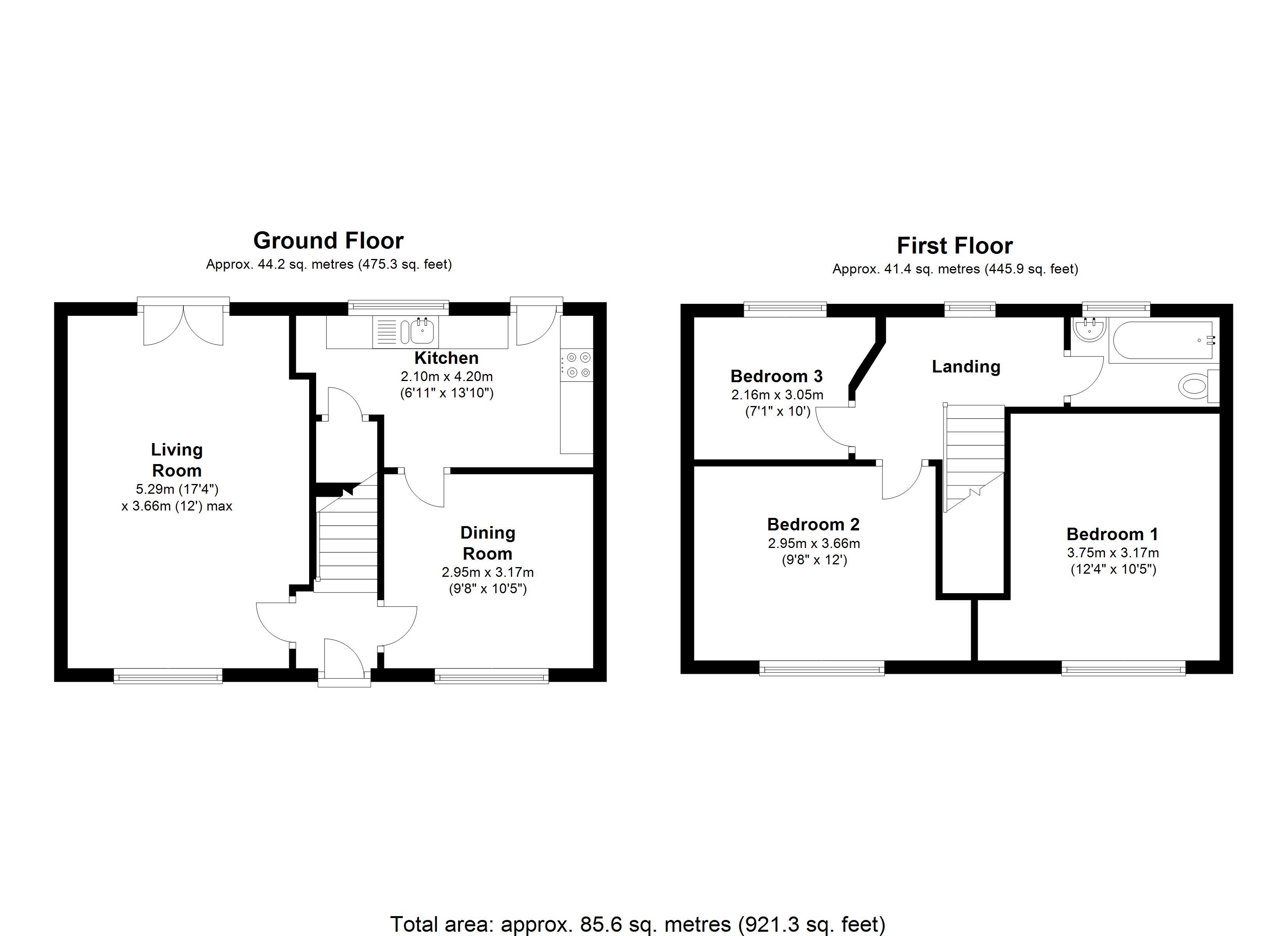 3 Bedrooms Semi-detached house to rent in Goldington Road, Bedford MK40