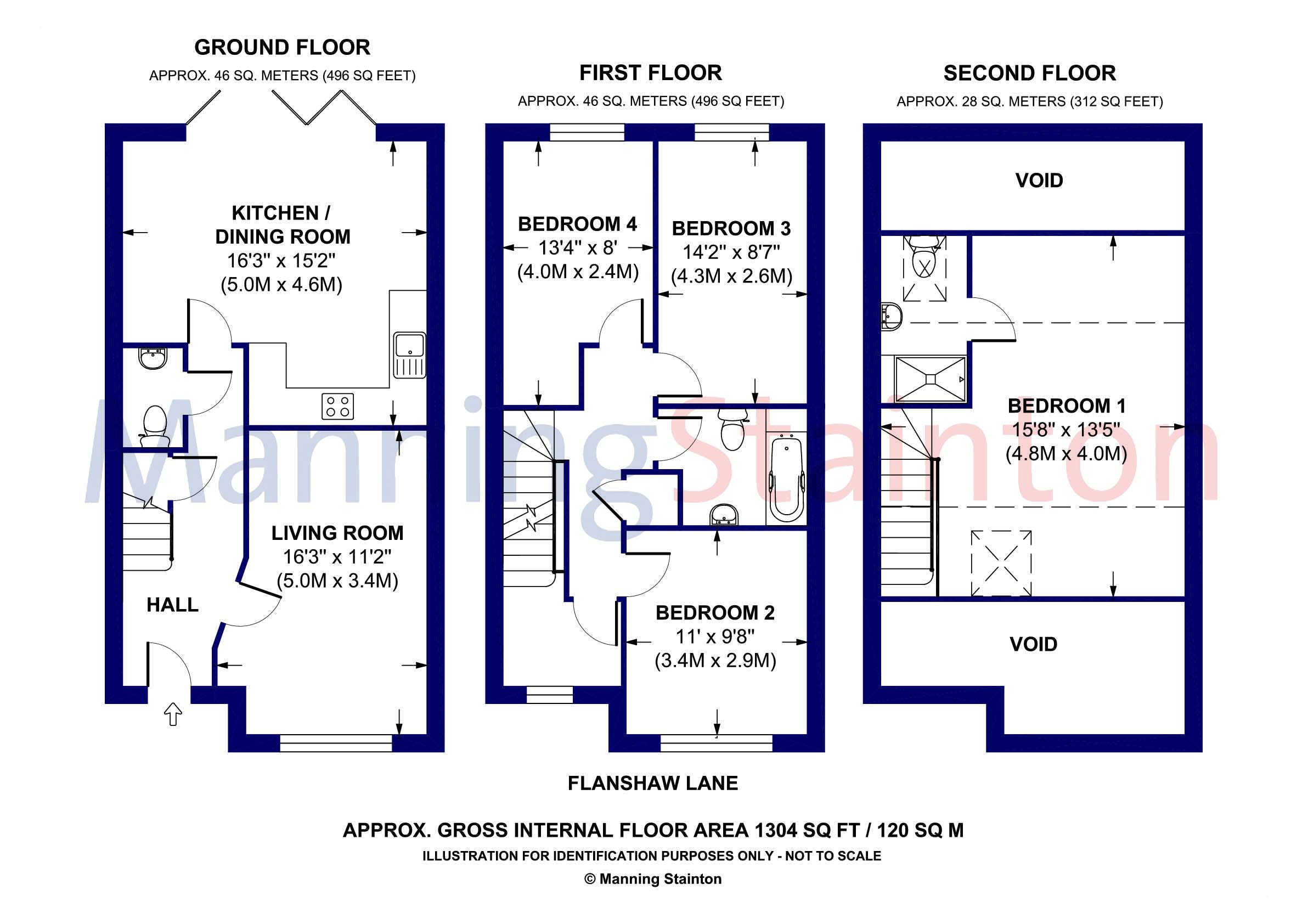 Flanshaw Lane, Wakefield, West Yorkshire WF2, 4 bedroom detached house for sale 61777709