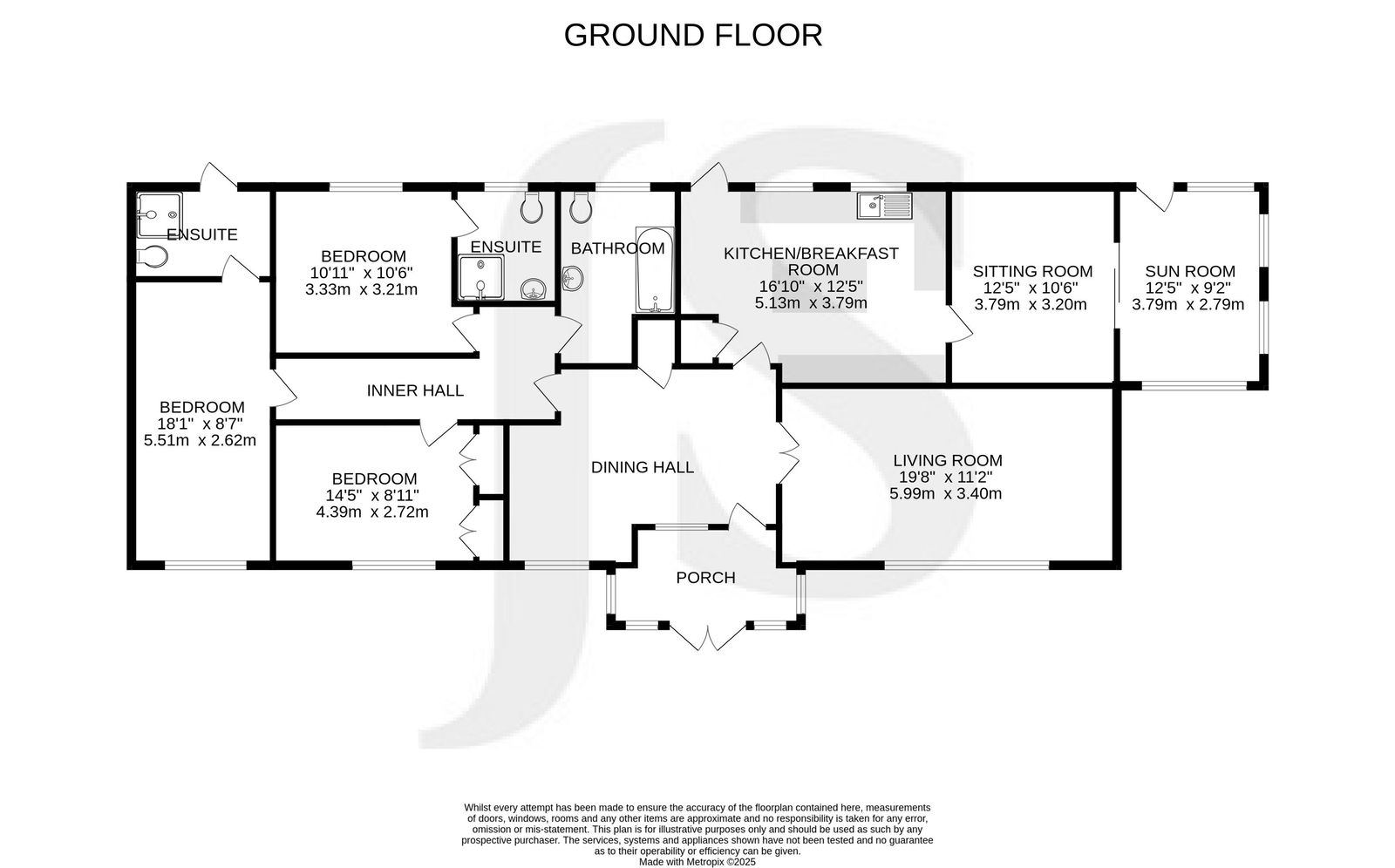 Iona, West Hill, Worthing floorplan