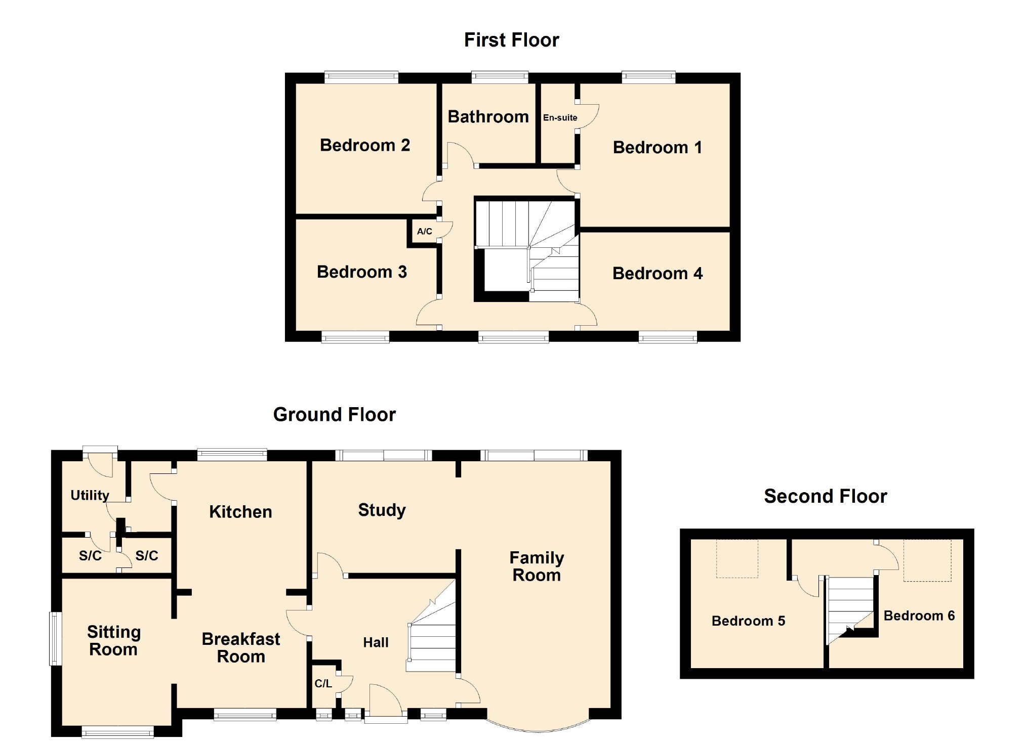 6 bed detached house for sale in Clos Y Ddraenen, Swiss Valley