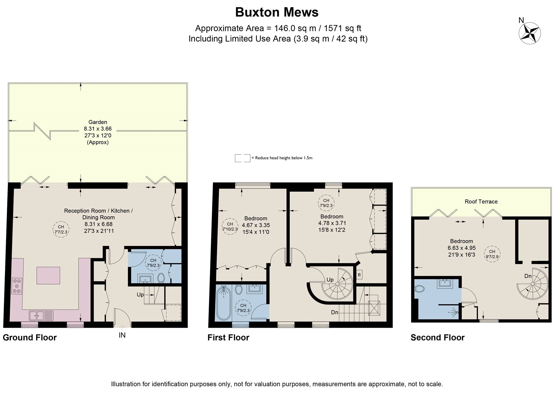 3, Buxton Mews, London floorplan