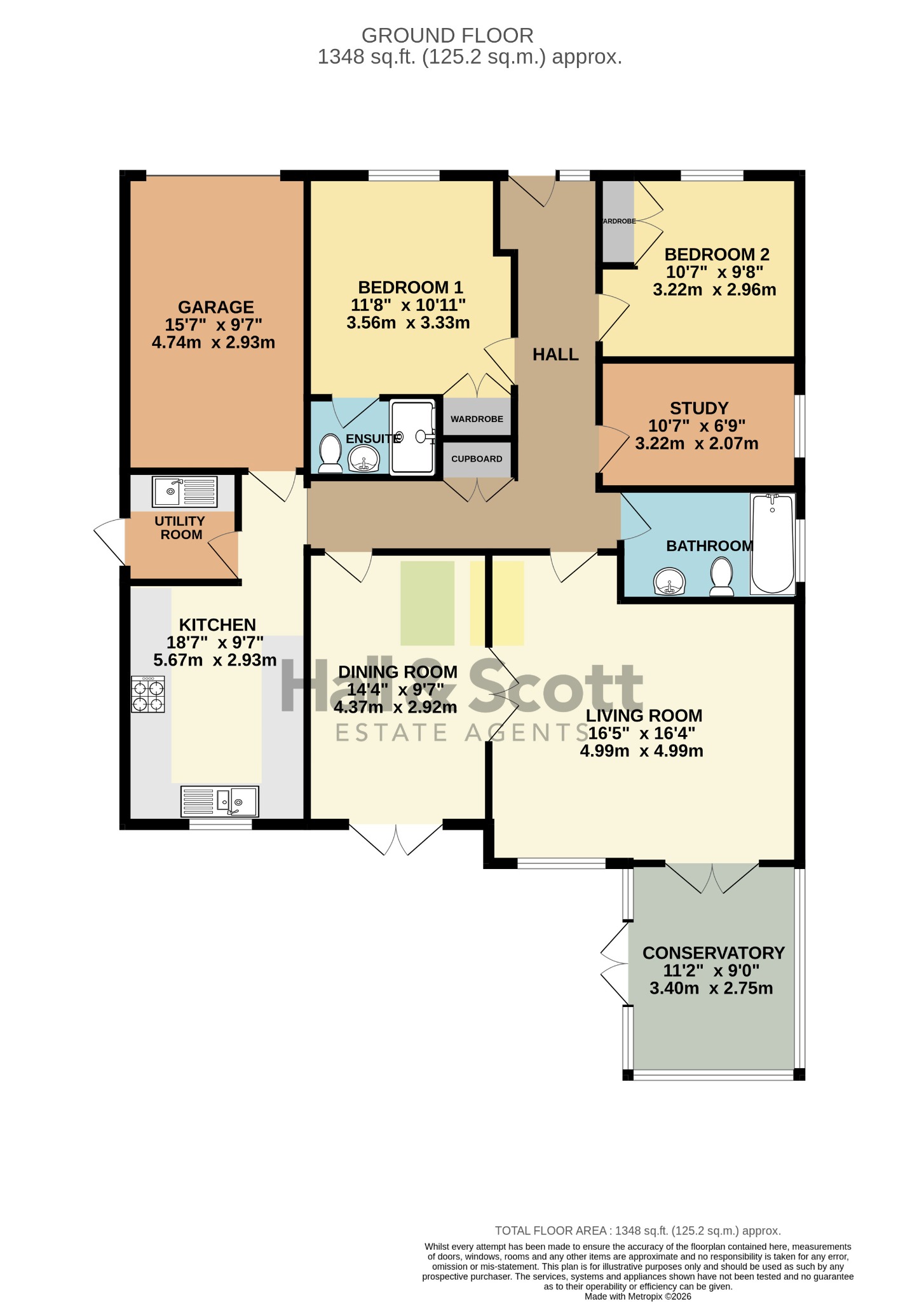 6 Salterne Meadows, Budleigh Salterton floorplan