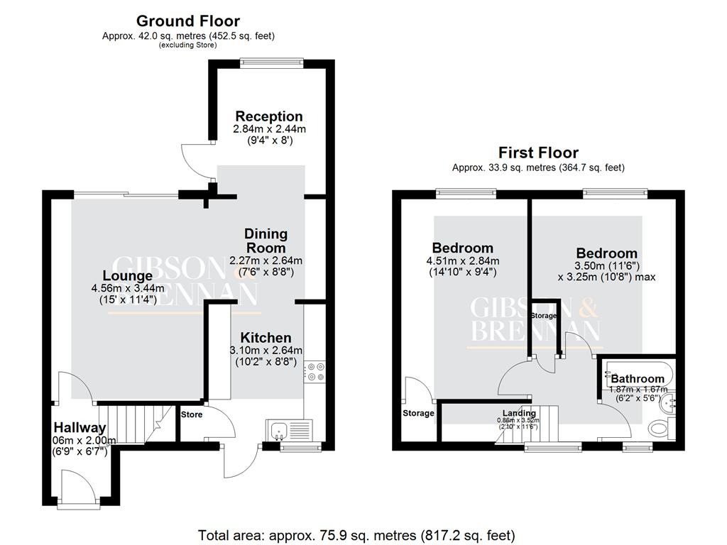 3 Quilters Close, Basildon, Essex floorplan
