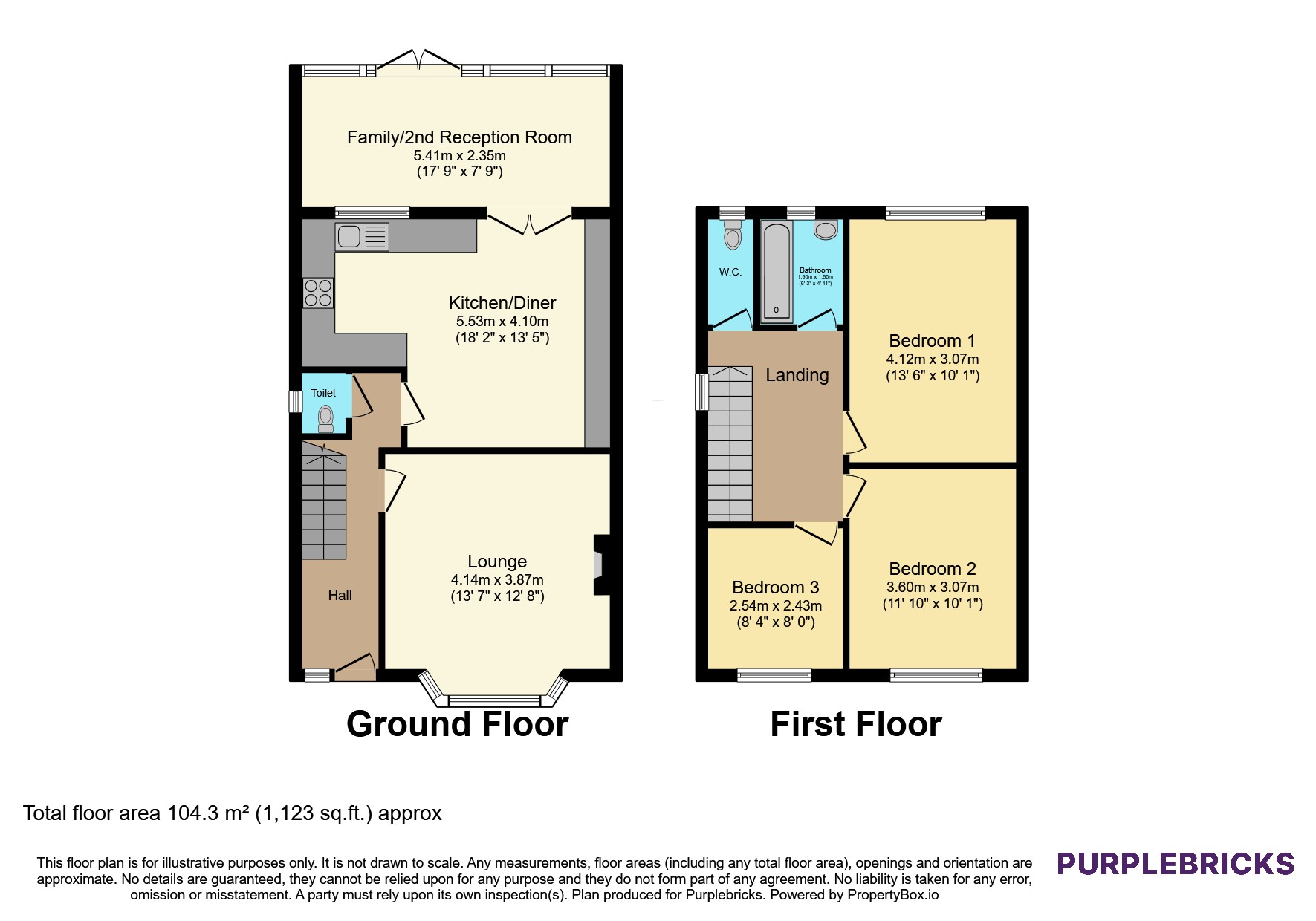 7, Lauderdale Avenue, Thornton-Cleveleys floorplan