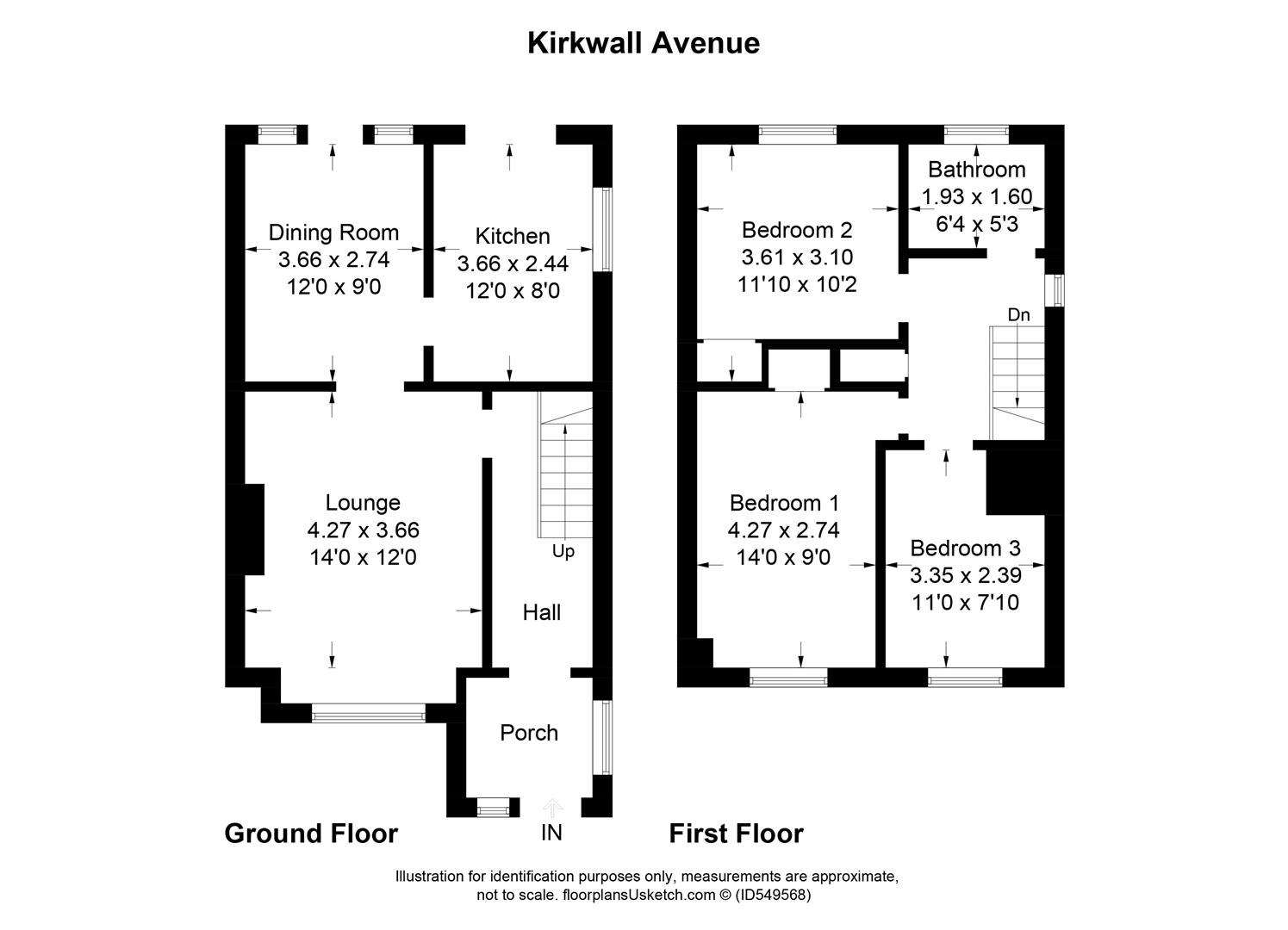 3 Bedrooms  for sale in Kirkwall Avenue, Blantyre, Glasgow G72