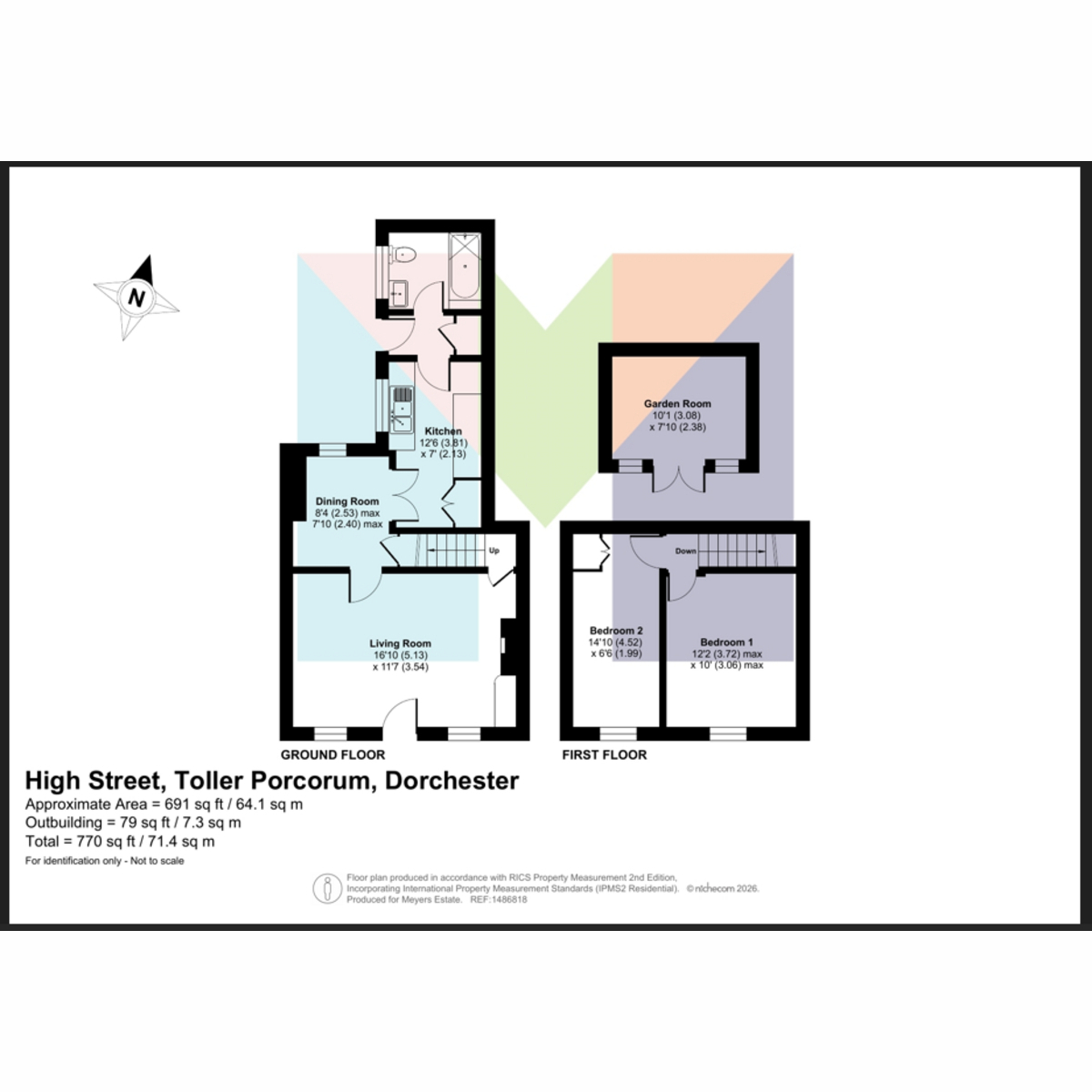 21, High Street, Toller Porcorum, Dorchester floorplan