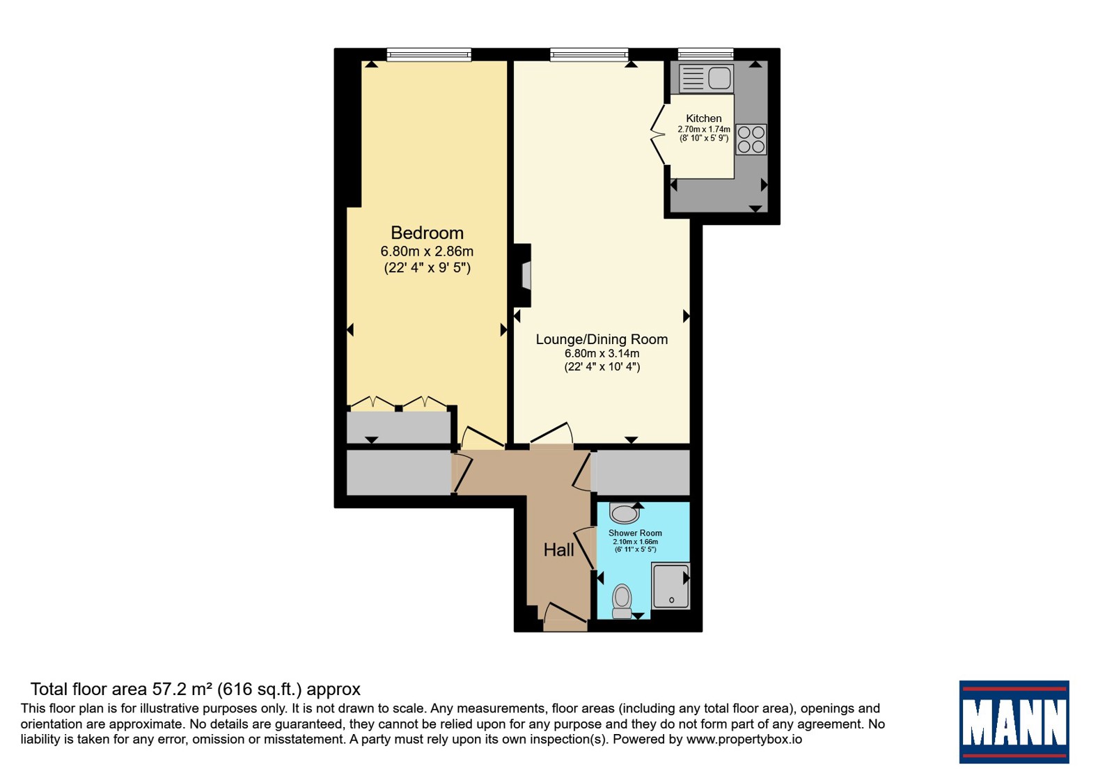 75 Stannard Court,, Culverley Road, London floorplan