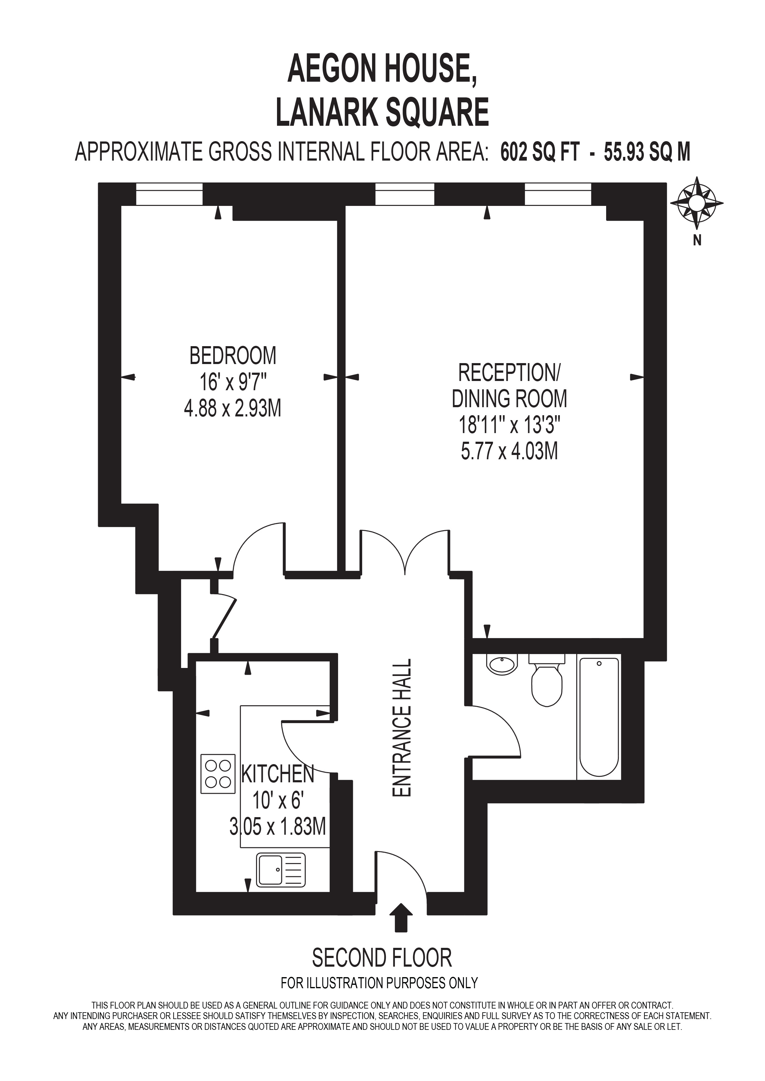 1 Bedrooms Flat to rent in Aegon House, Lanark Square, Canary Wharf E14