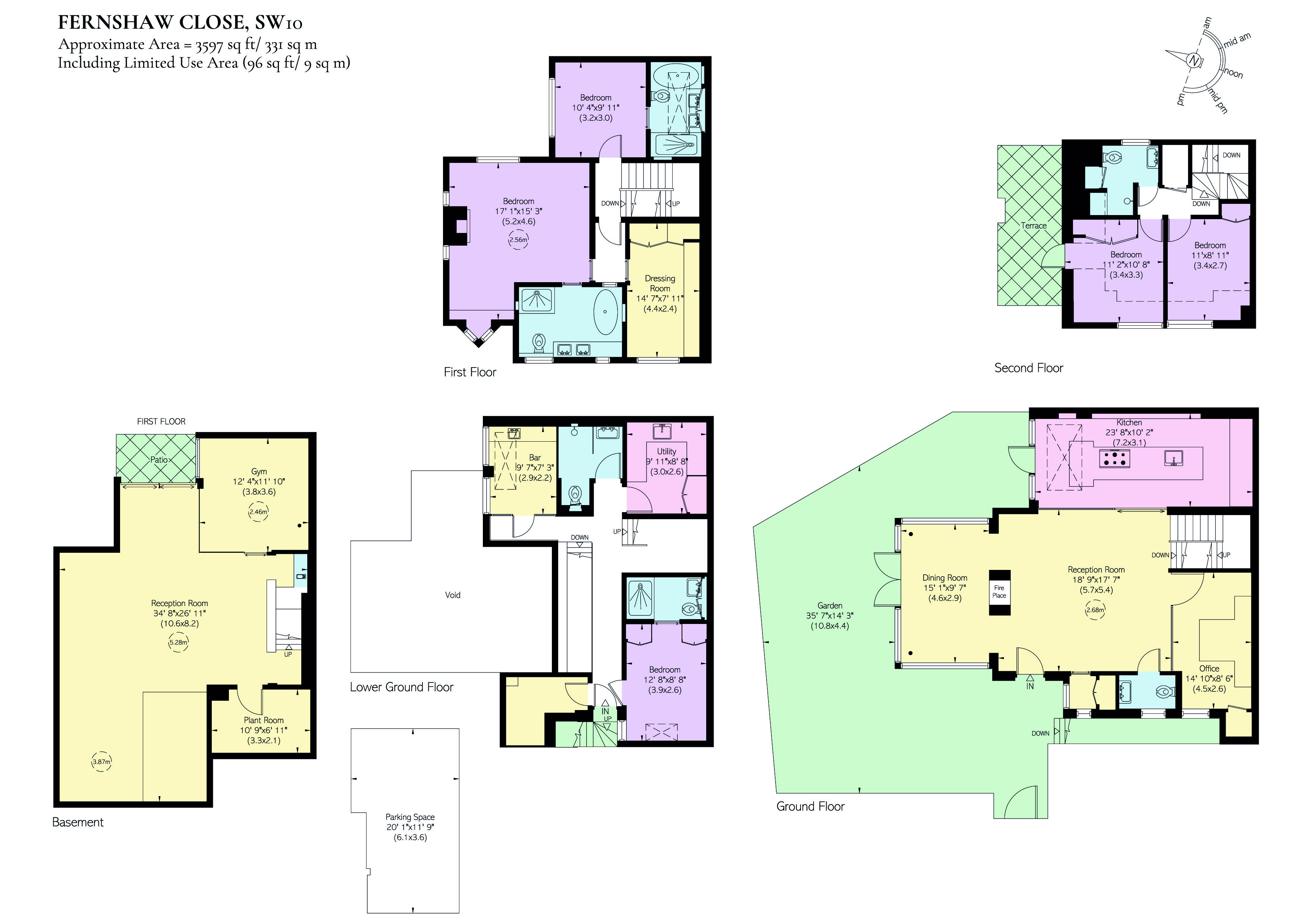 Fernshaw Close, Fernshaw Road, London SW10, 5 bedroom semidetached