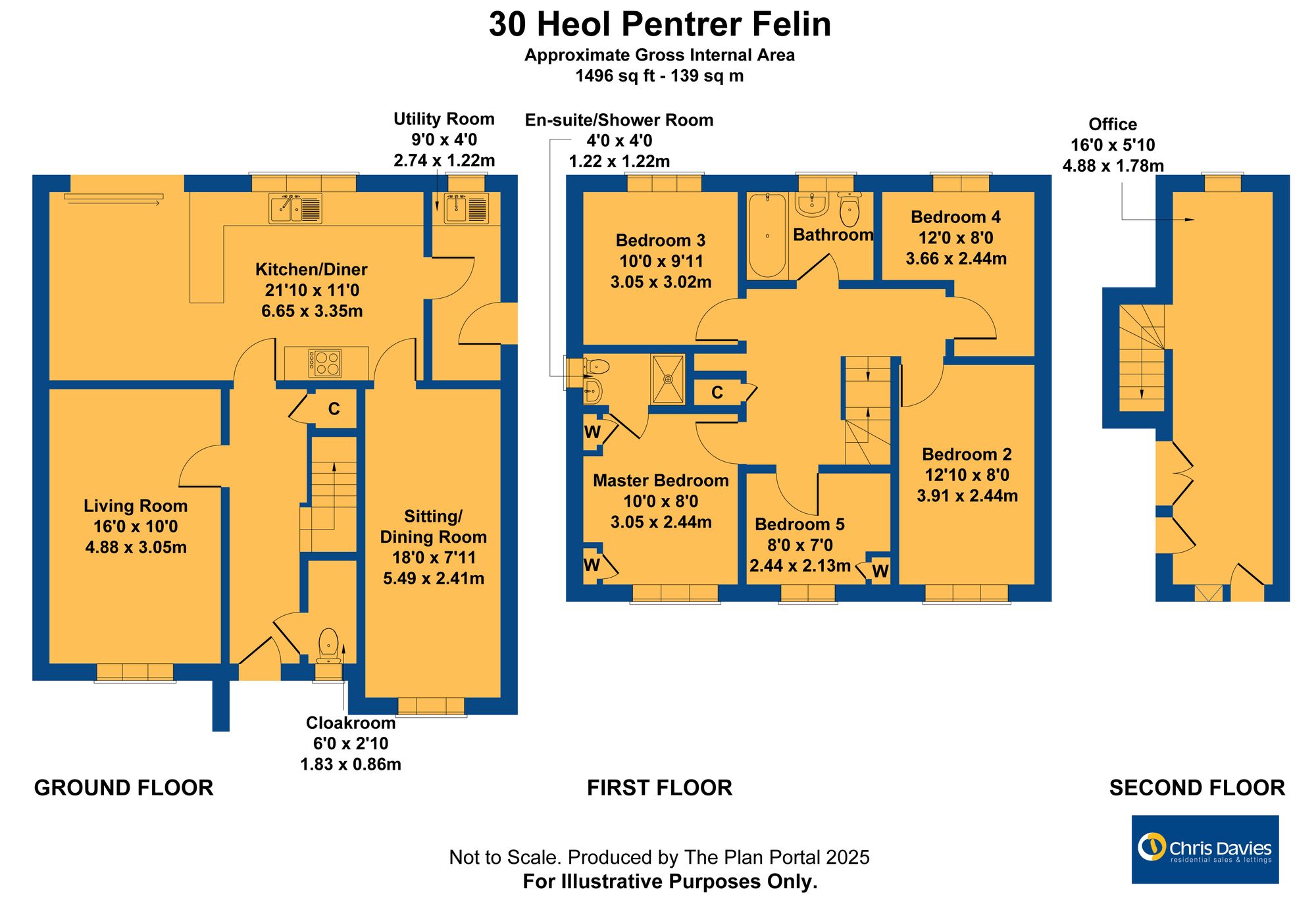30 Heol Pentre'r Felin, Llantwit Major floorplan