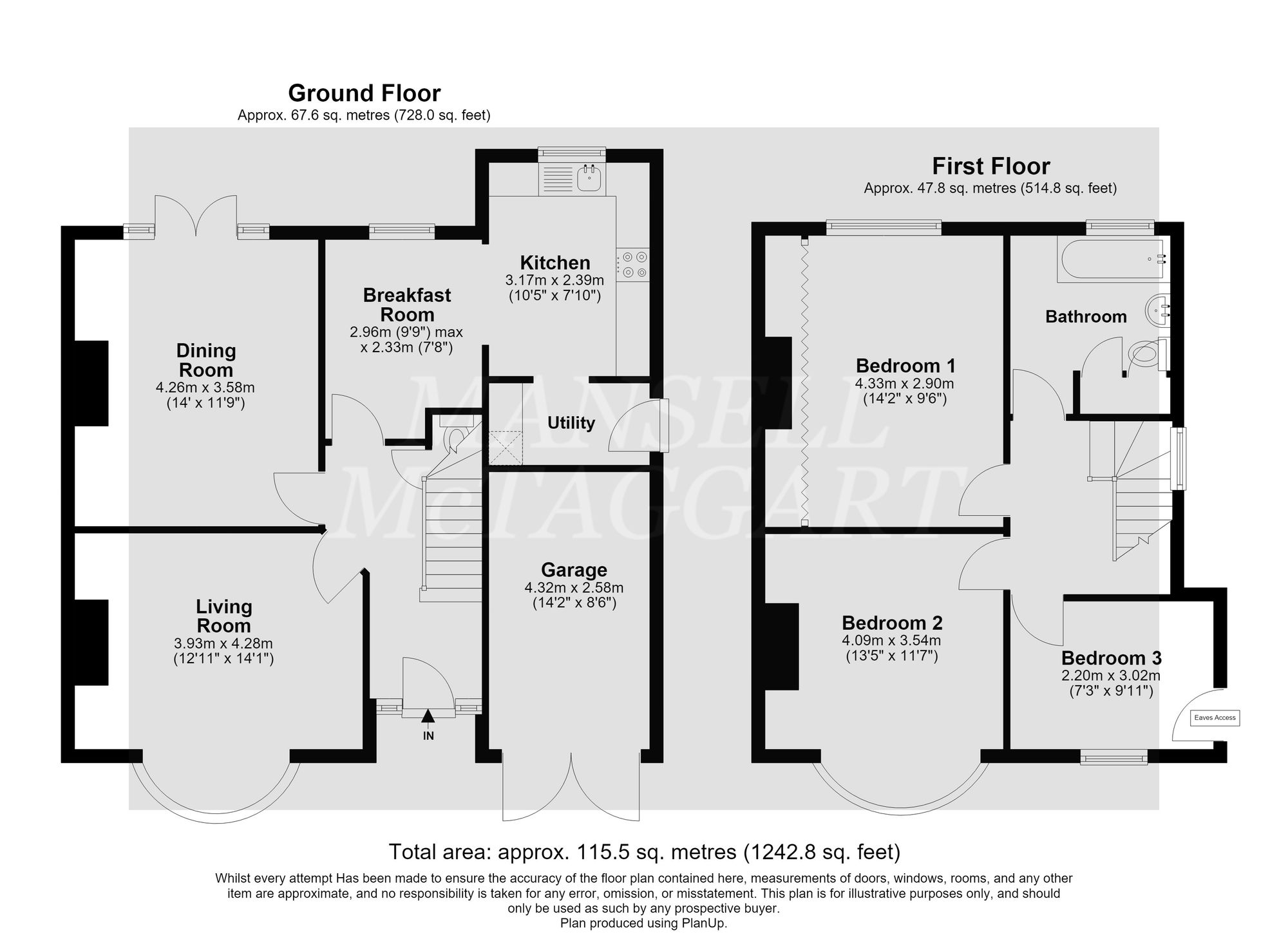 The Beeches Gallipot Hill, Hartfield floorplan