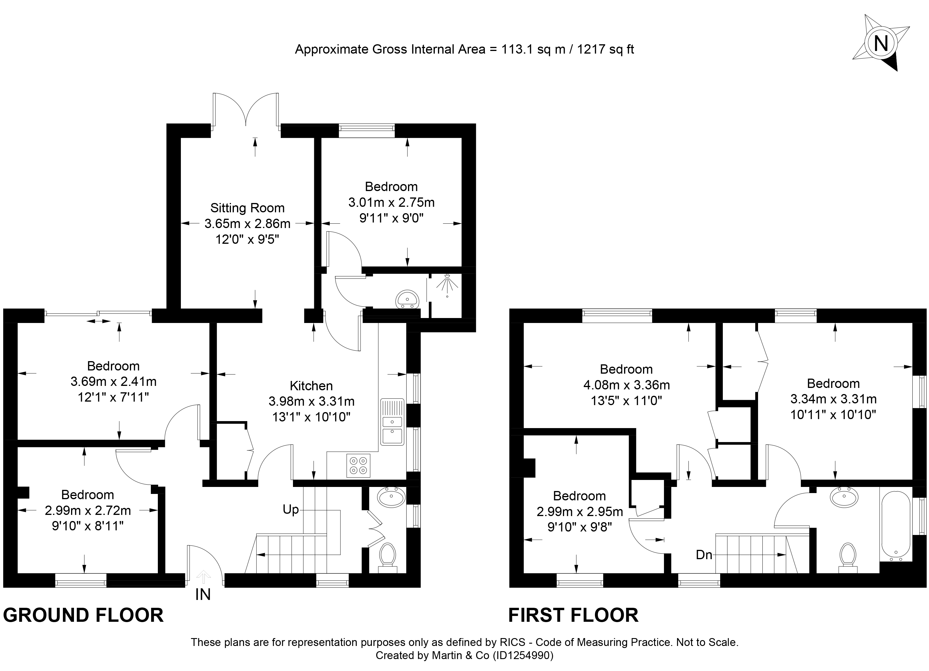 14, Chatham Road (TF)*, Winchester floorplan