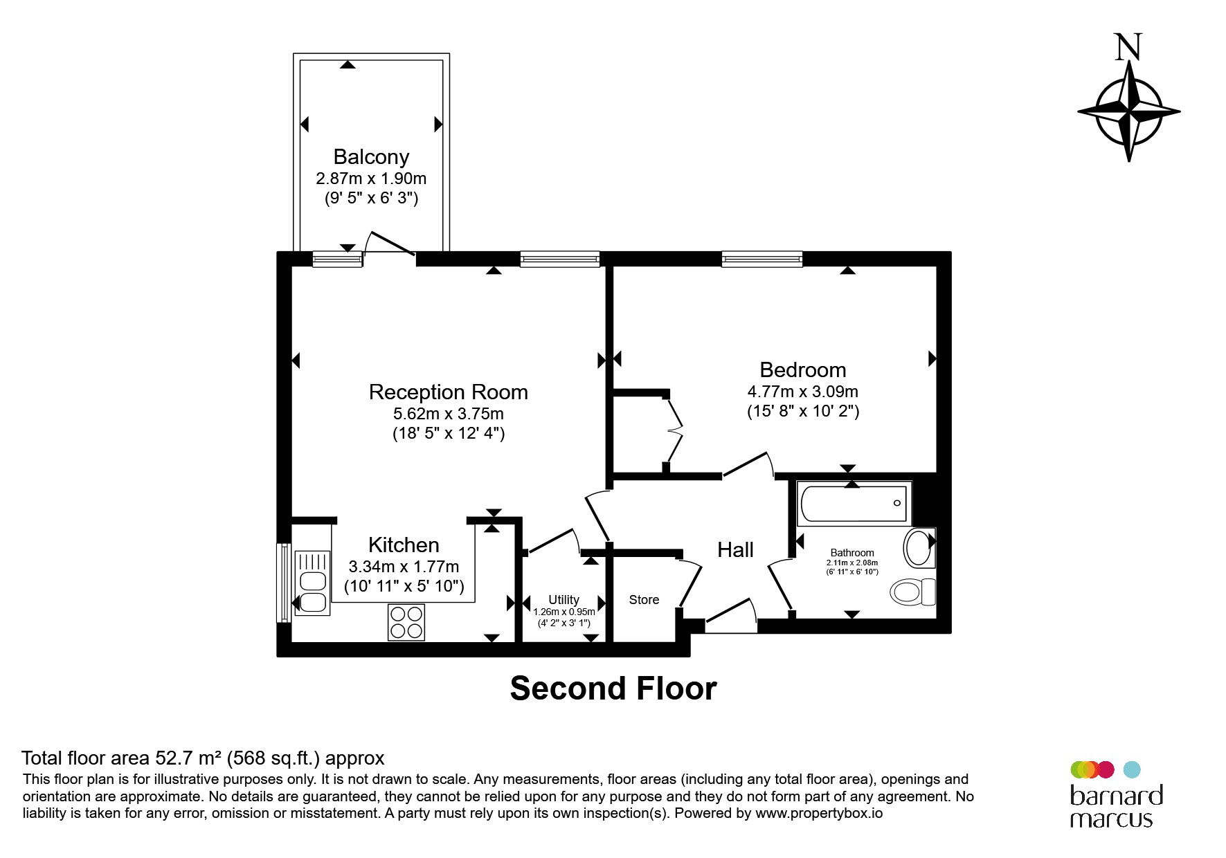 Flat 3, Fuller House, 1, Broadash Close, London floorplan
