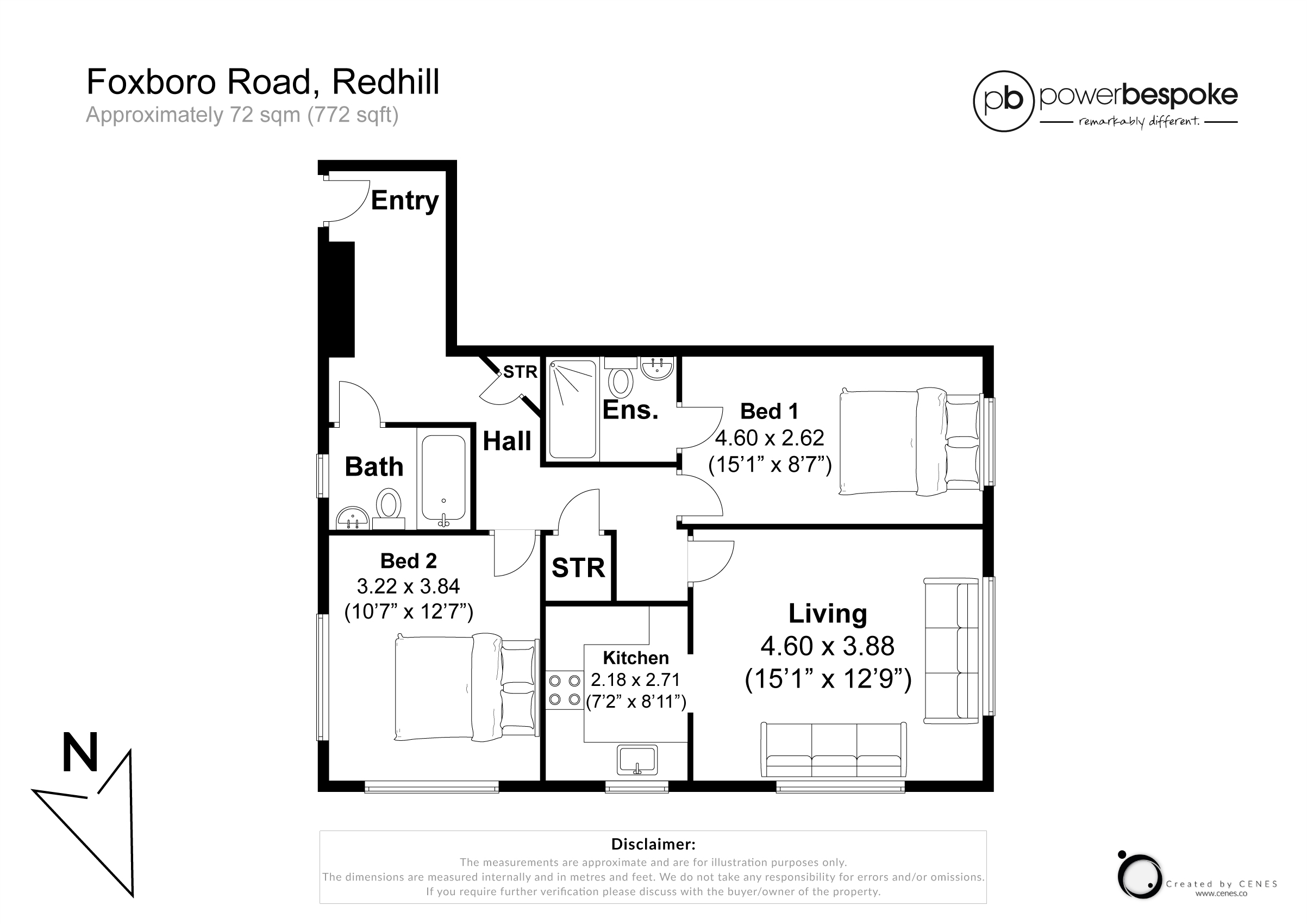 2, Foxboro Road, Redhill floorplan