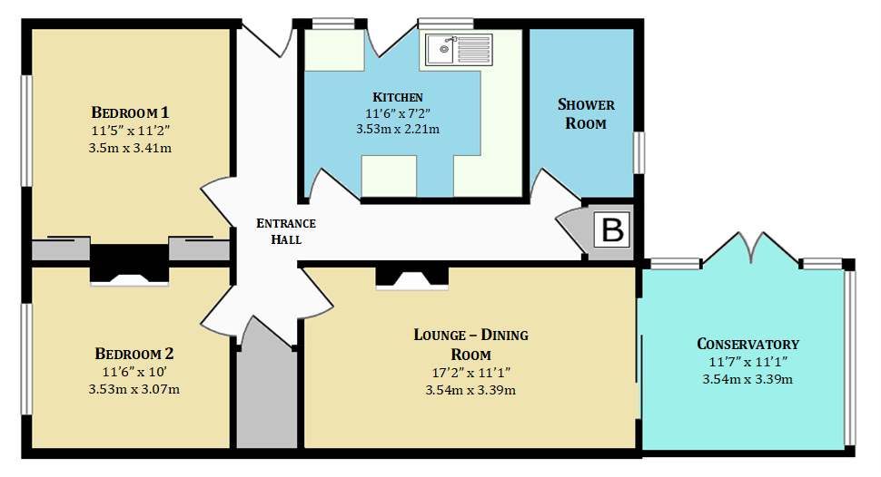 97, Water Lane, Southampton floorplan