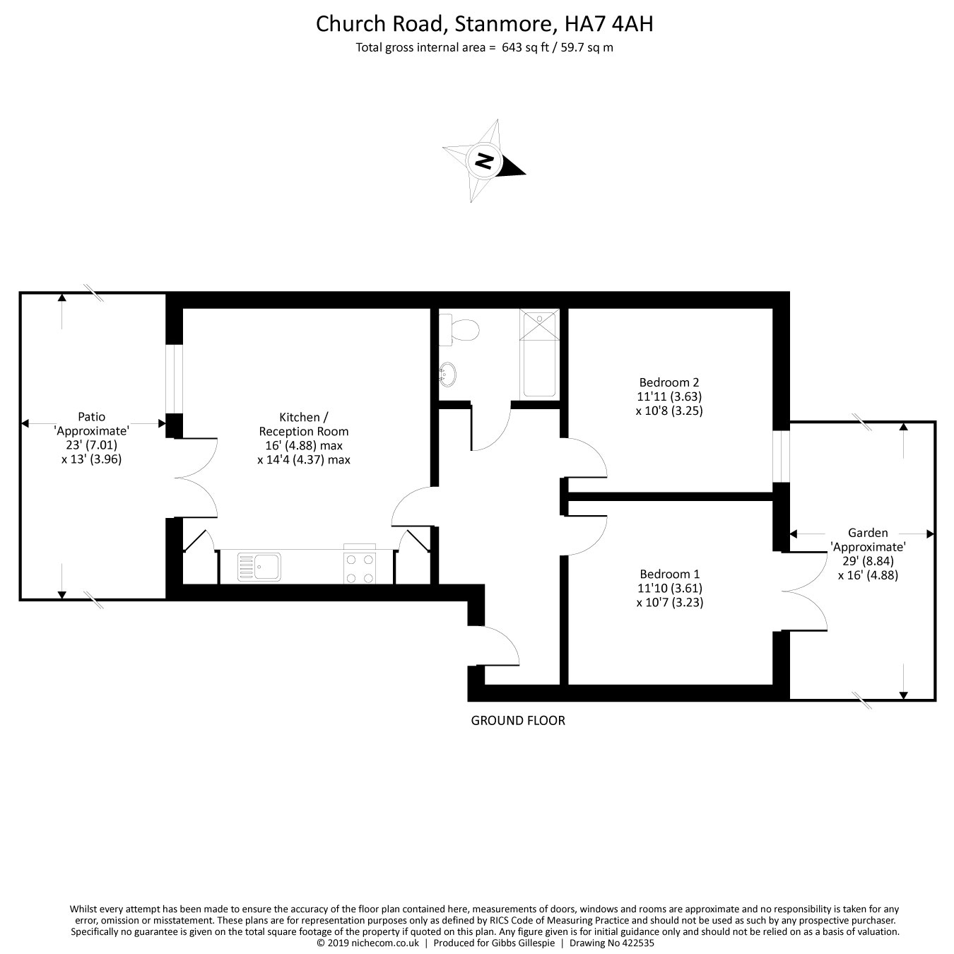 2 Bedrooms Flat for sale in Church Road, Stanmore, Middlesex HA7