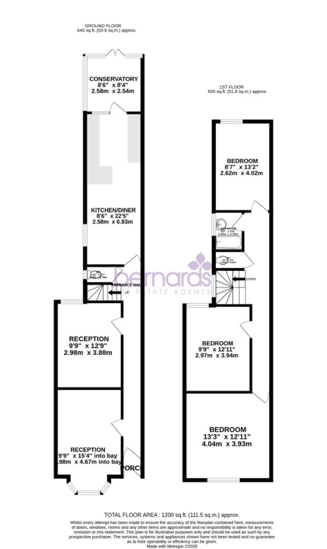 Inglis Road, Southsea floorplan