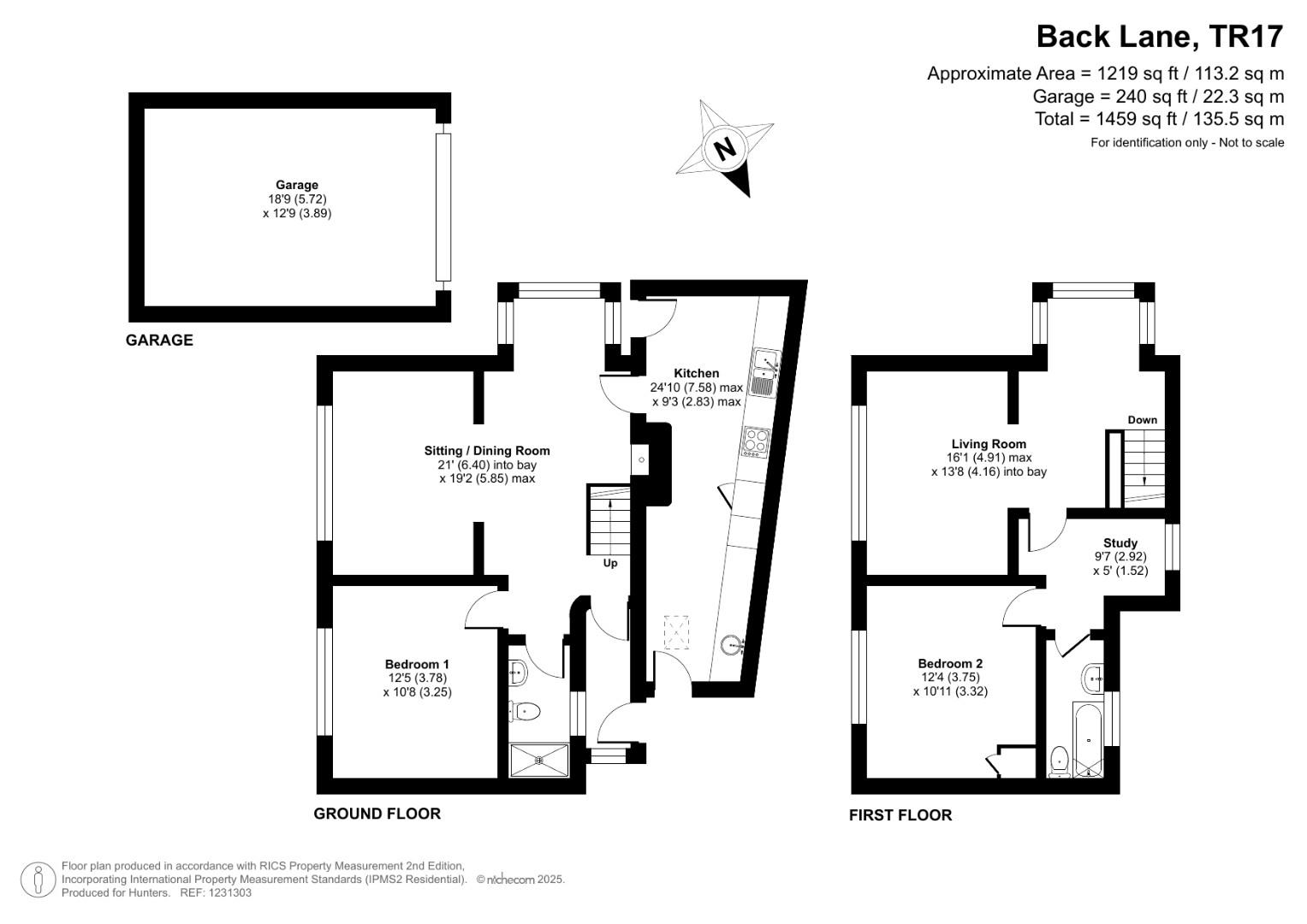 Beacon House, Back Lane, Marazion floorplan
