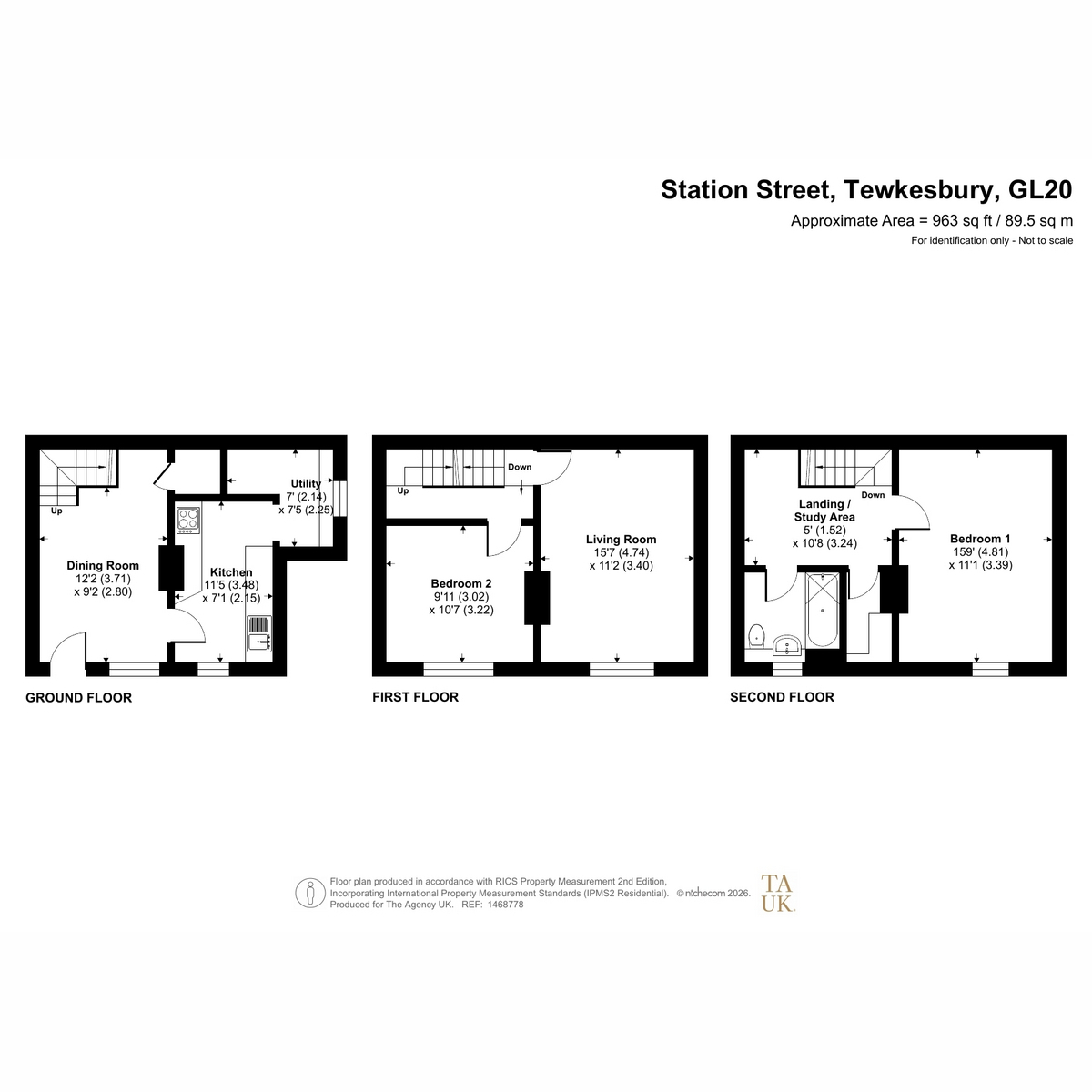 13, Station Street, Tewkesbury floorplan