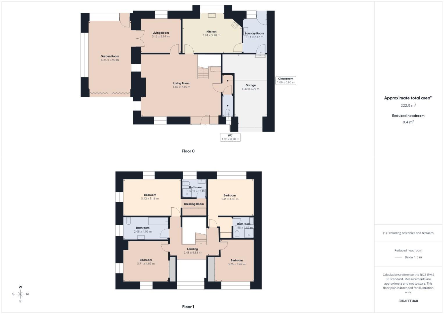 1 The Court, Brown Springs Lane, Keighley floorplan