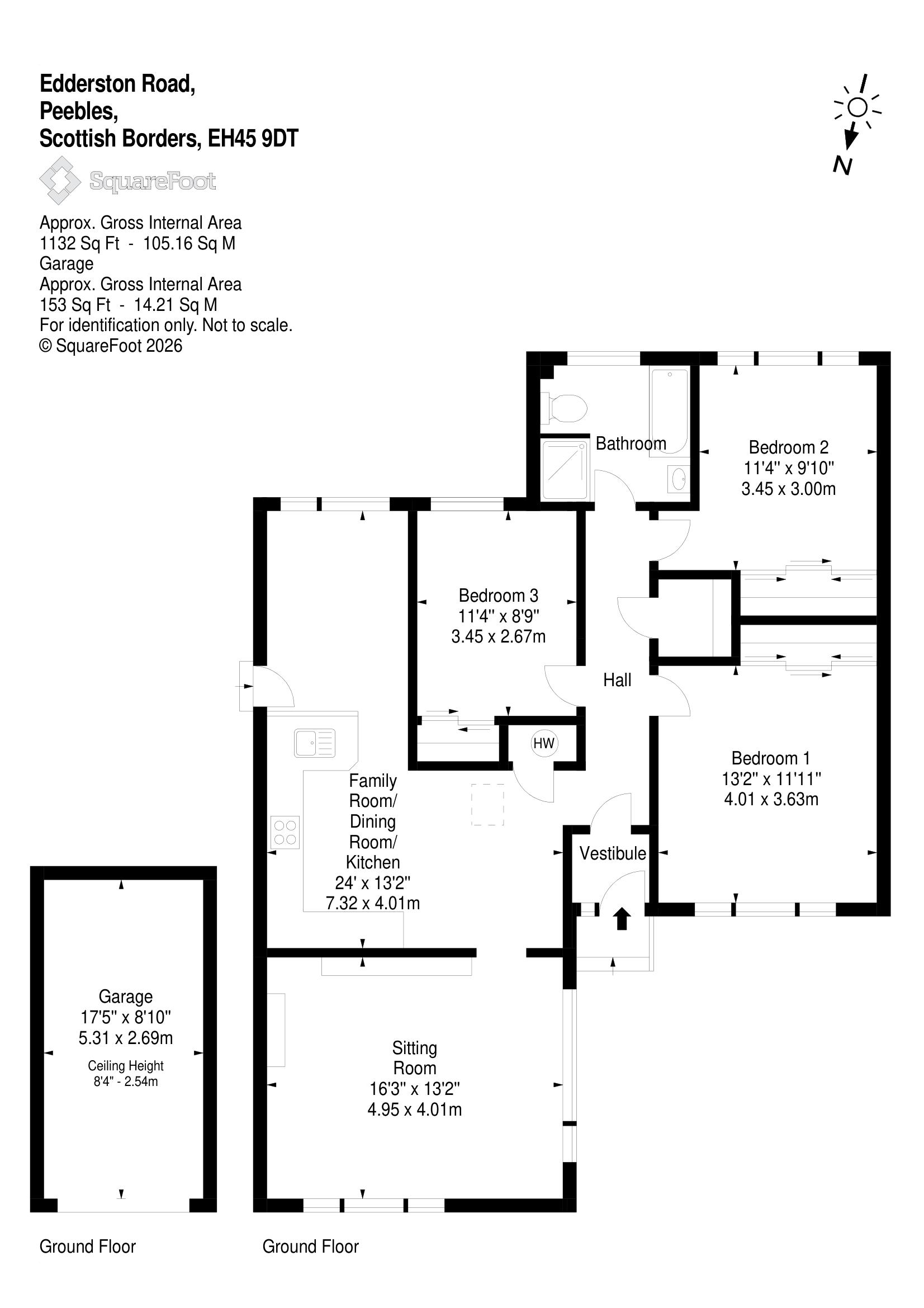 22, Edderston Road, Peebles floorplan