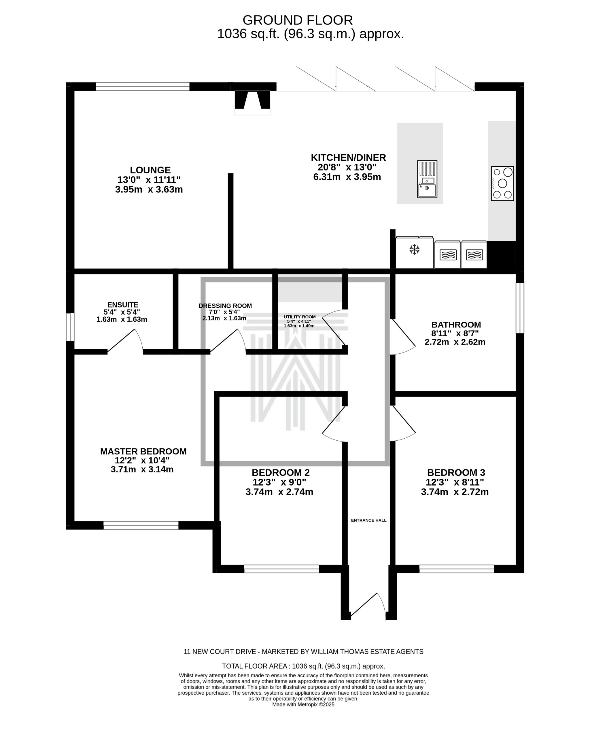 11, New Court Drive, Bolton, BL7 floorplan