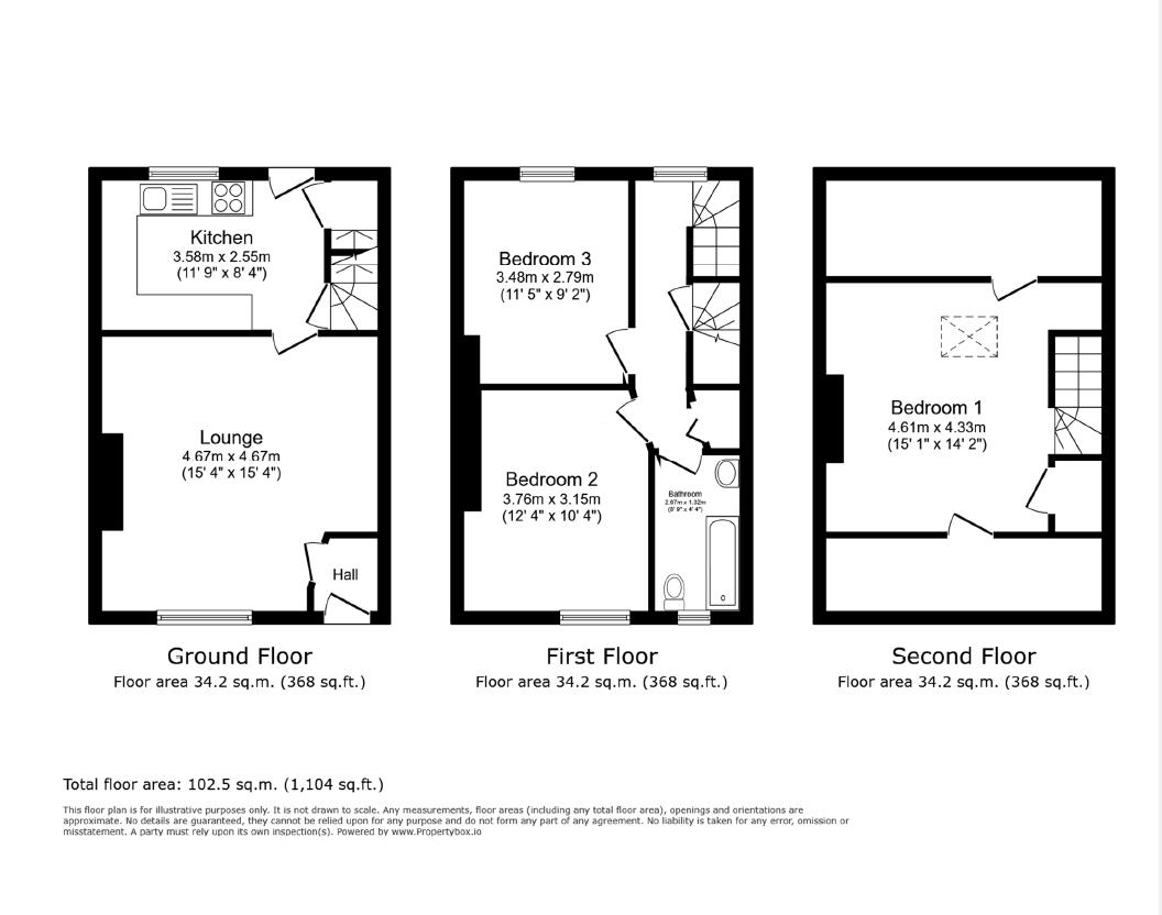 20, Westbourne Terrace, Bradford floorplan